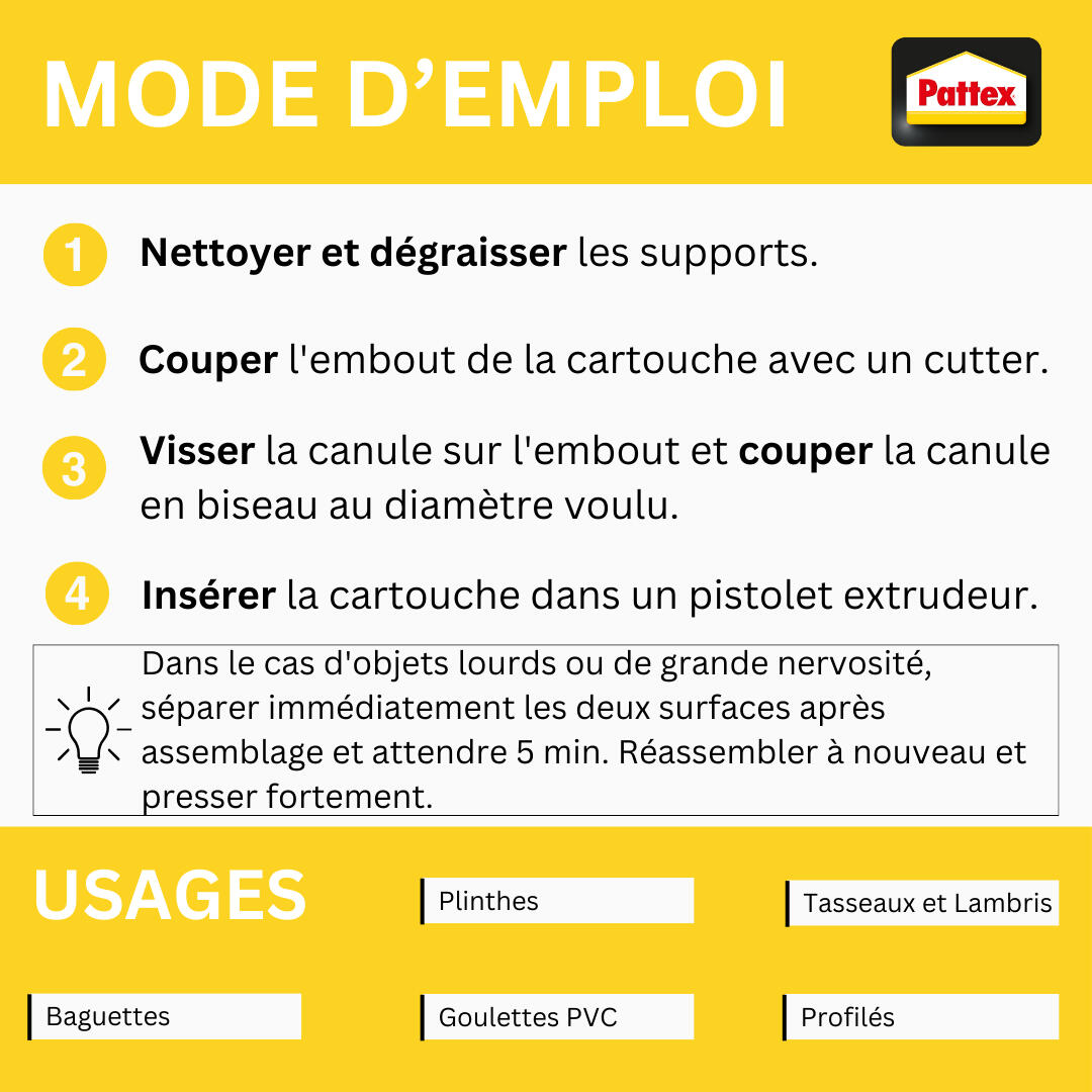 Colle de fixation pâte néoprène Neoplus PATTEX, 390 g beige - 7