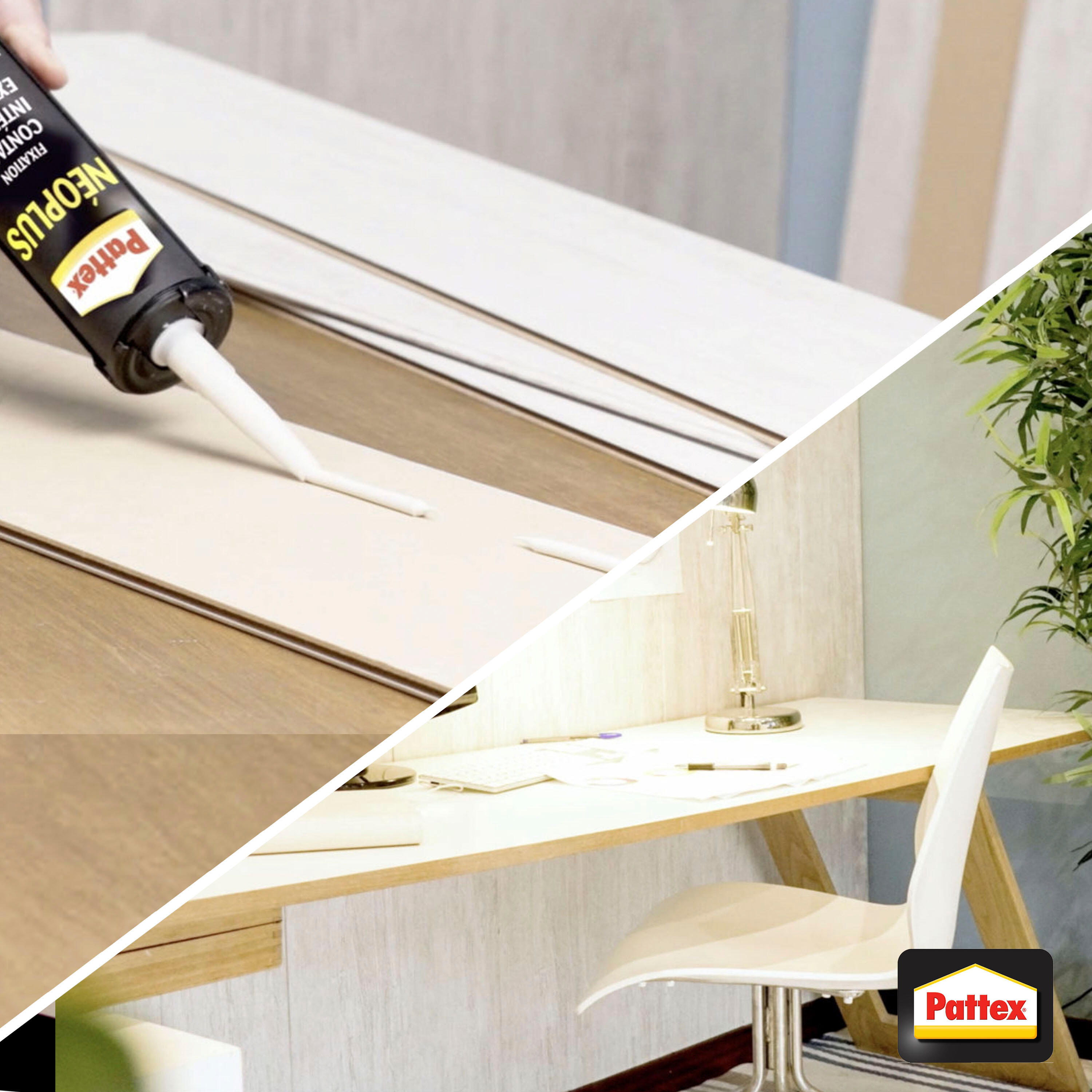 Colle de fixation pâte néoprène Neoplus PATTEX, 390 g beige - 4