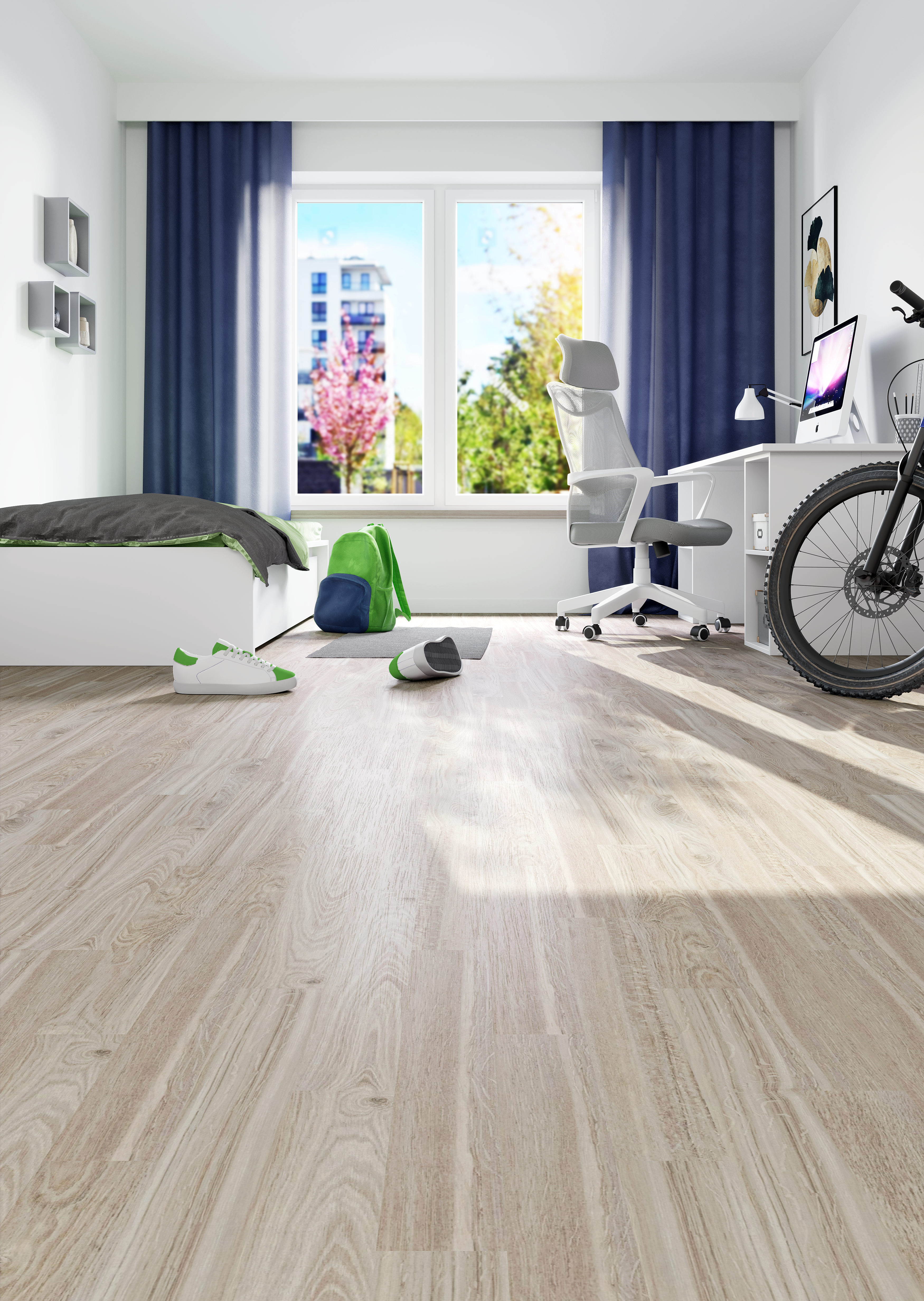 Panele podłogowe laminowane AC4 7 mm Kronospan Dąb Astral - 2