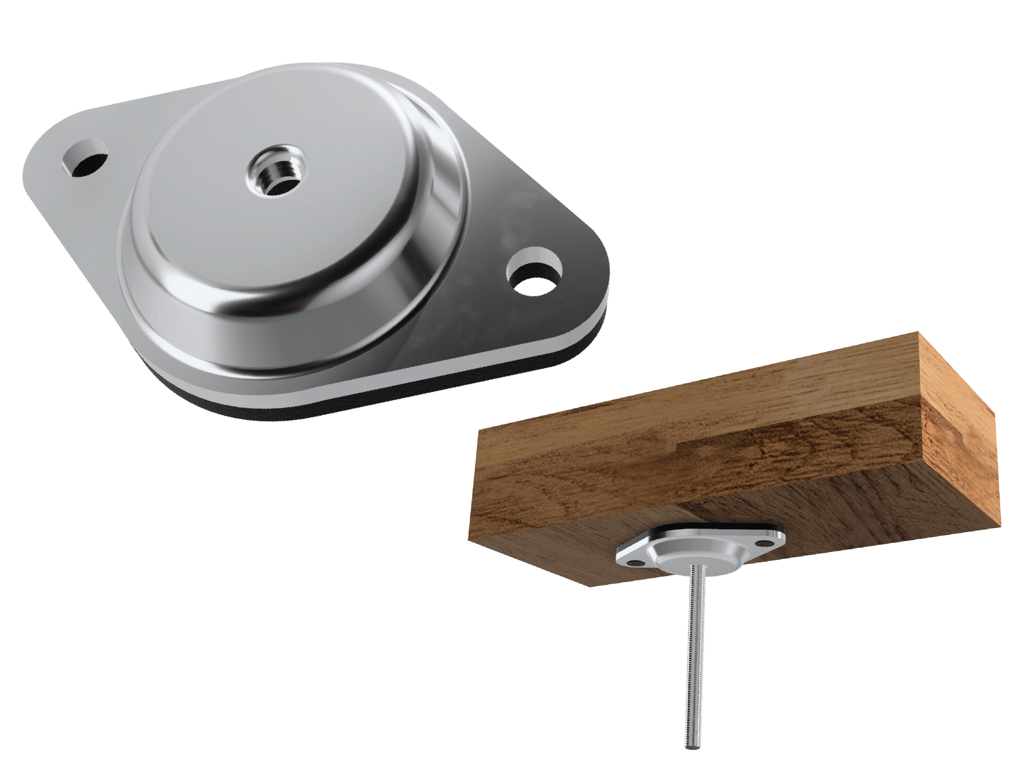 Accesorio de fijación SE-SRC-M6-20 SENOR con caucho - 20 uds. - 2