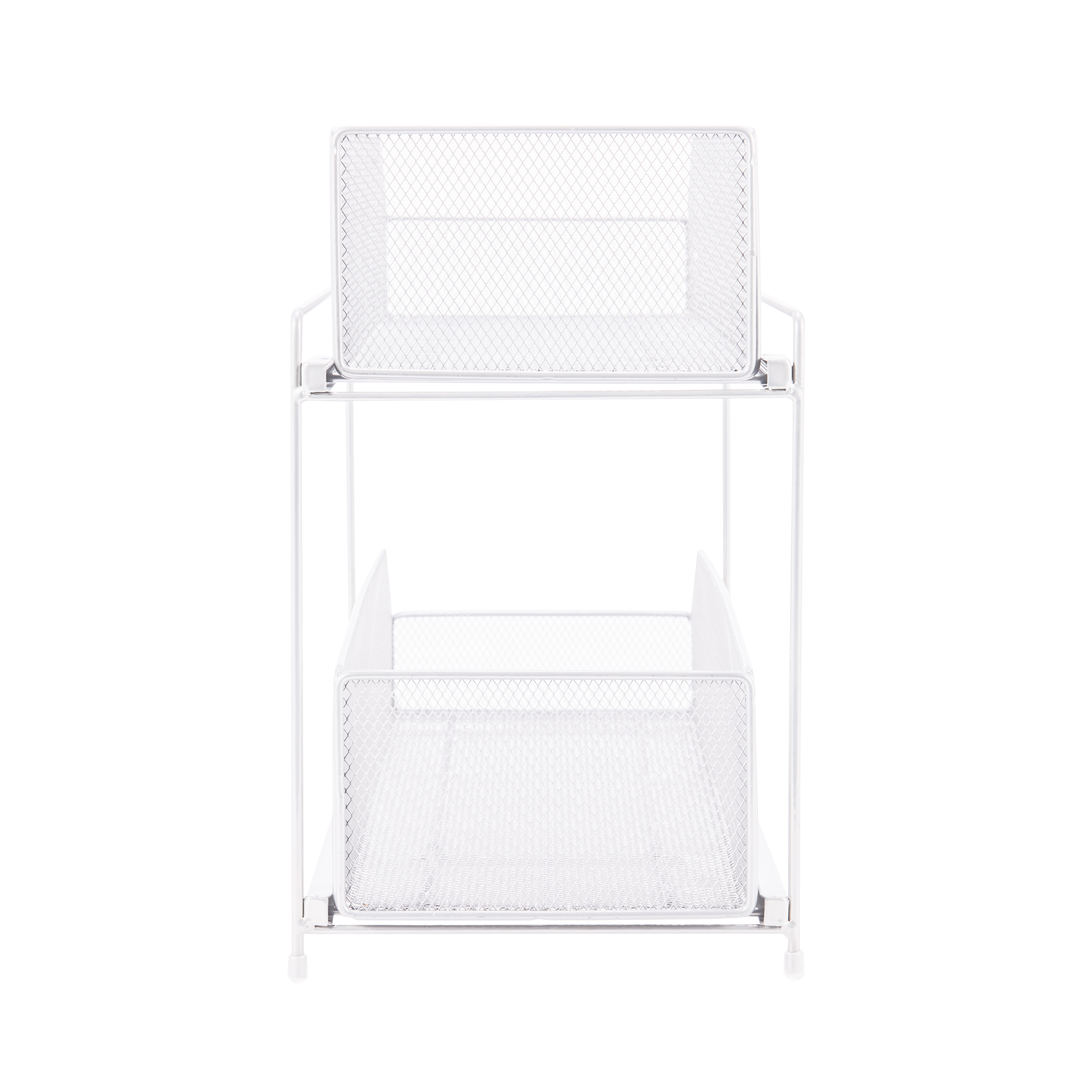 Organizador bajo fregadero con 2 baldas Eleki blanco - 3