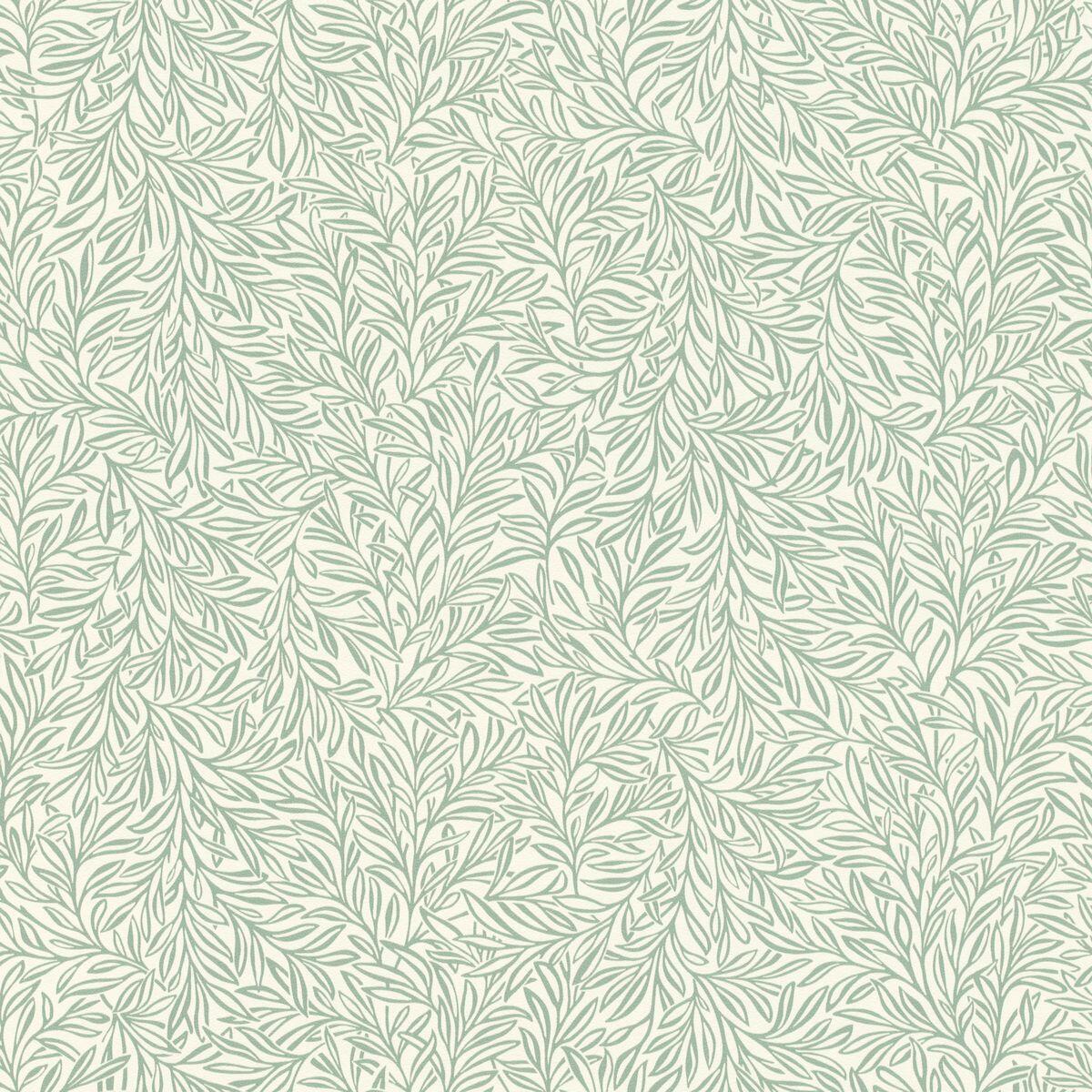 Papel pintado vinilo aplicación cola en pared Naturaleza Isidore verde  INSPIRE 53cmx10.05m superlavable - 2