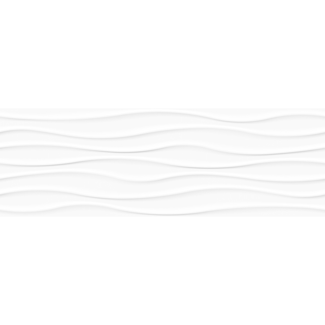 Azulejo Arctic efecto relieve blanco 30x90 cm  ARTENS