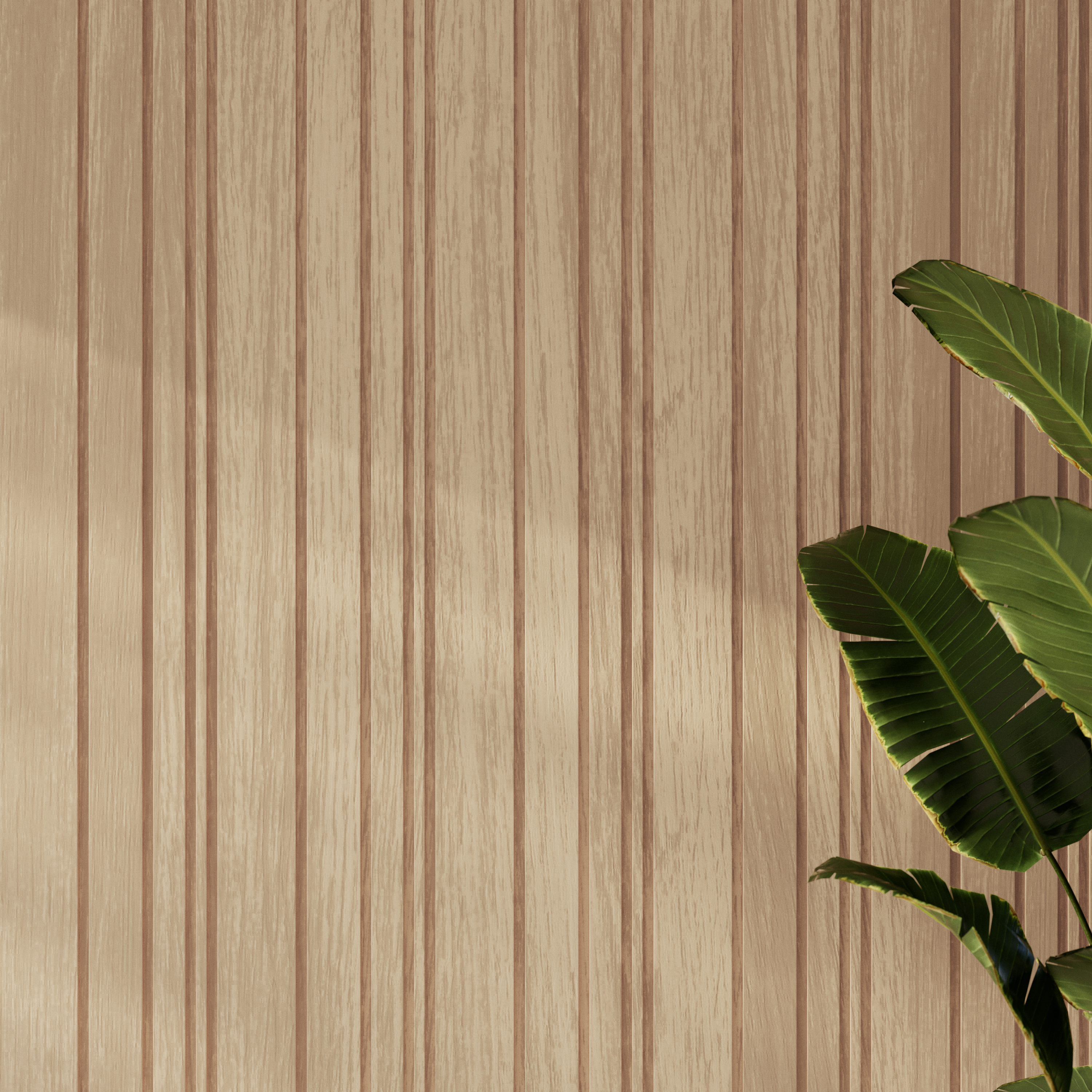Revestimiento de pared de palillería efecto 3D MDF Viggo Artens Roble 260x21cm - 6