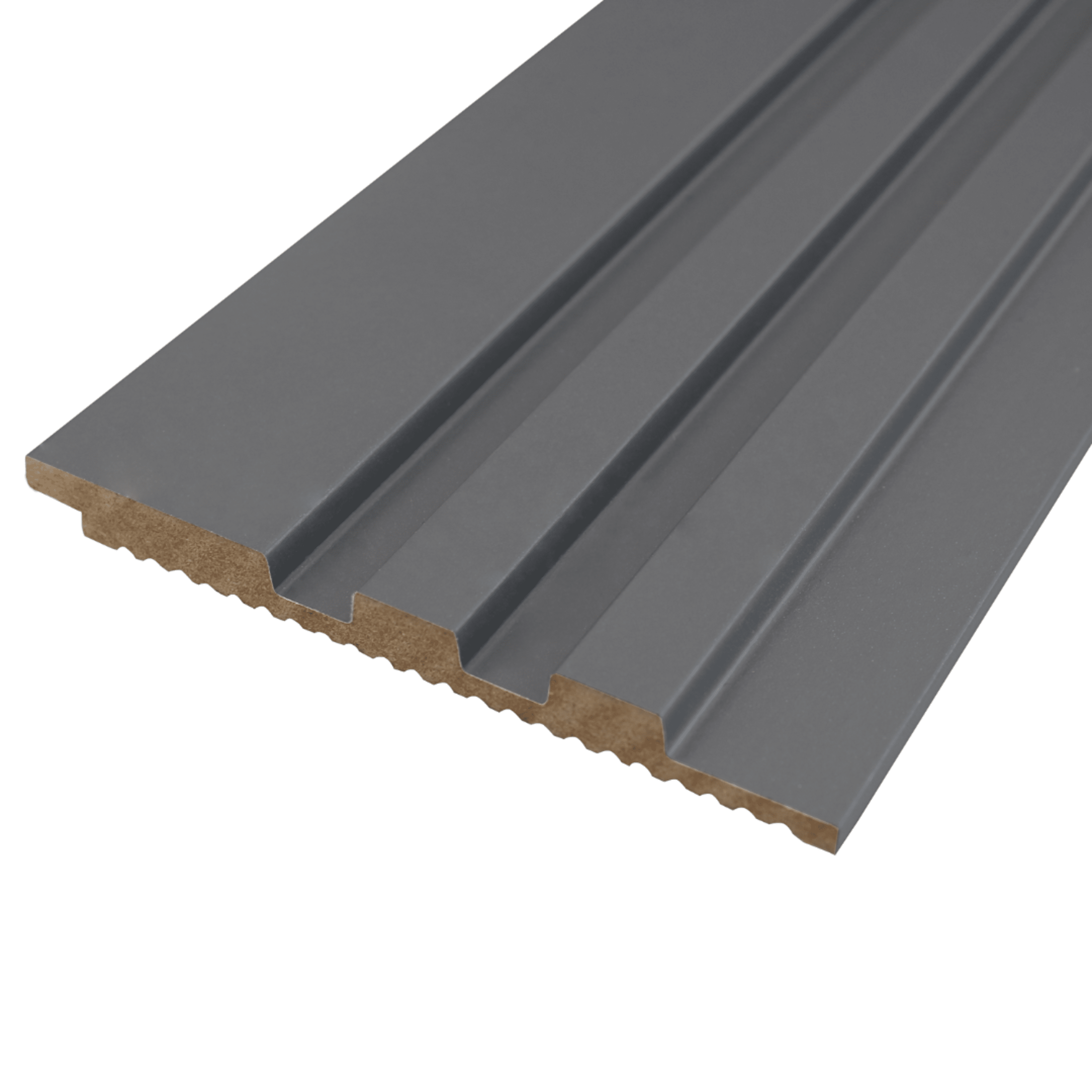 Revestimiento de pared de palillería efecto 3D MDF Helsinki Artens Gris 260x13cm - 4