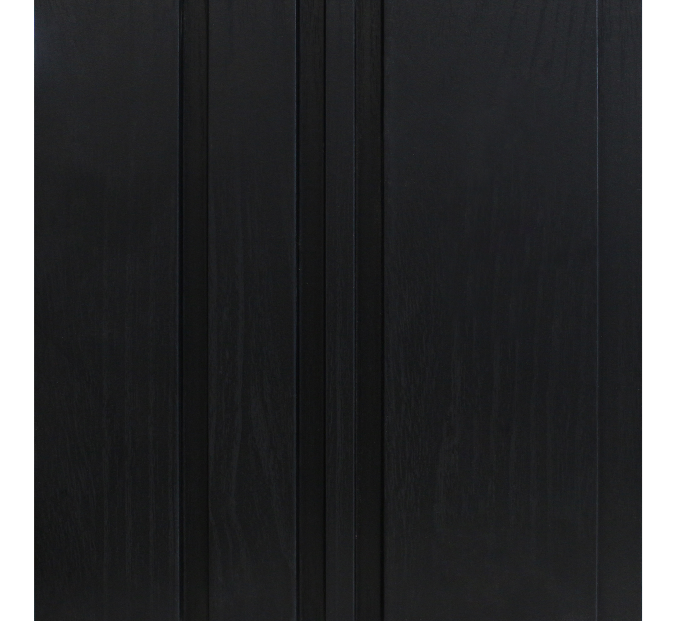 Revestimiento de pared de palillería efecto 3D MDF Viggo Artens negro 260x21cm - 5