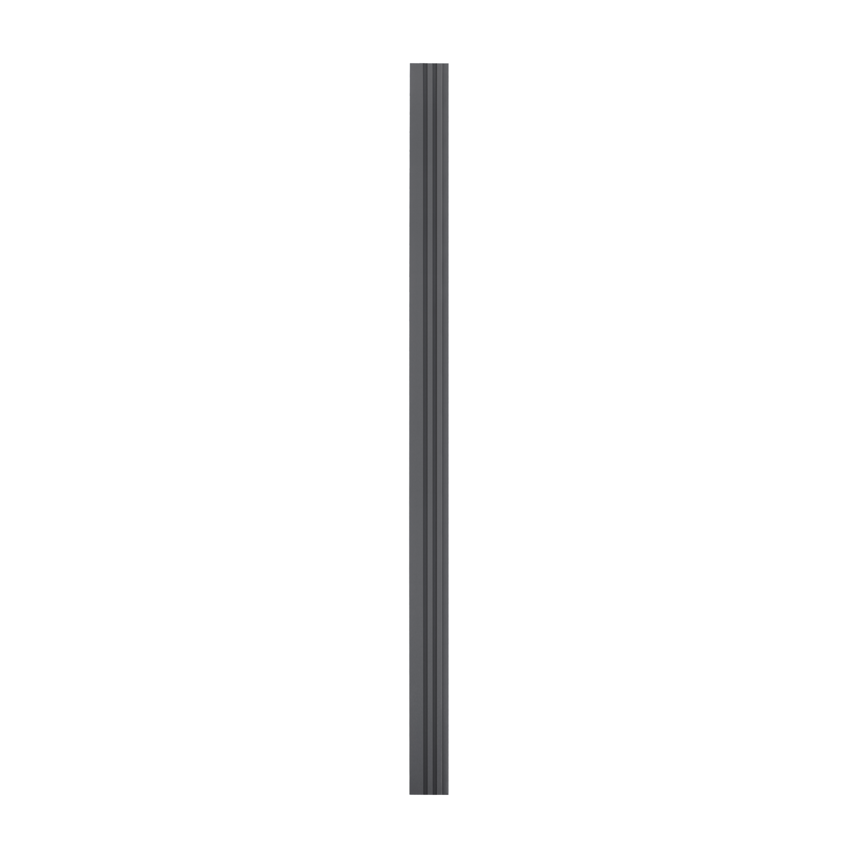 Revestimiento de pared de palillería efecto 3D MDF Helsinki Artens Gris 260x13cm - 3