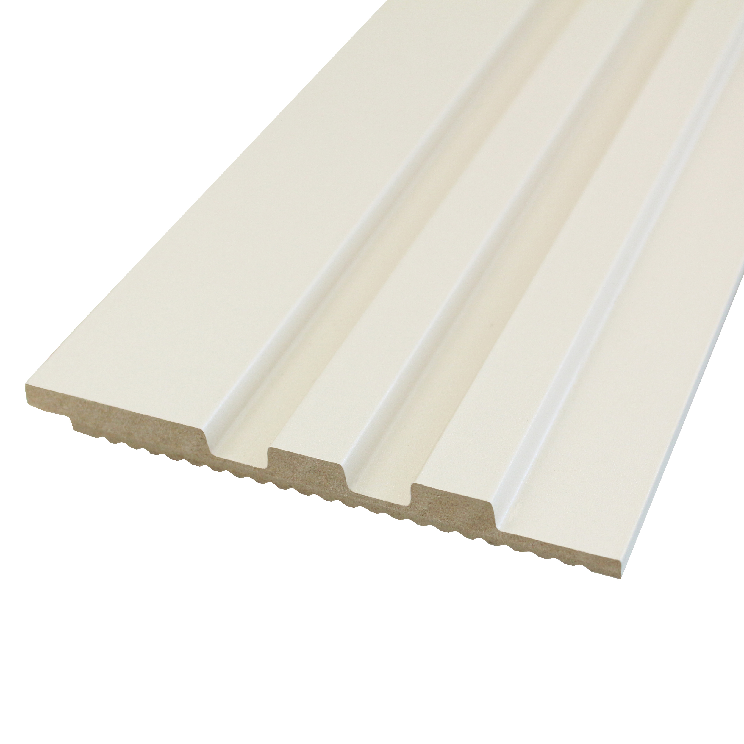 Revestimiento de pared de palillería efecto 3D MDF Helsinki Artens Beige 260x13cm - 4