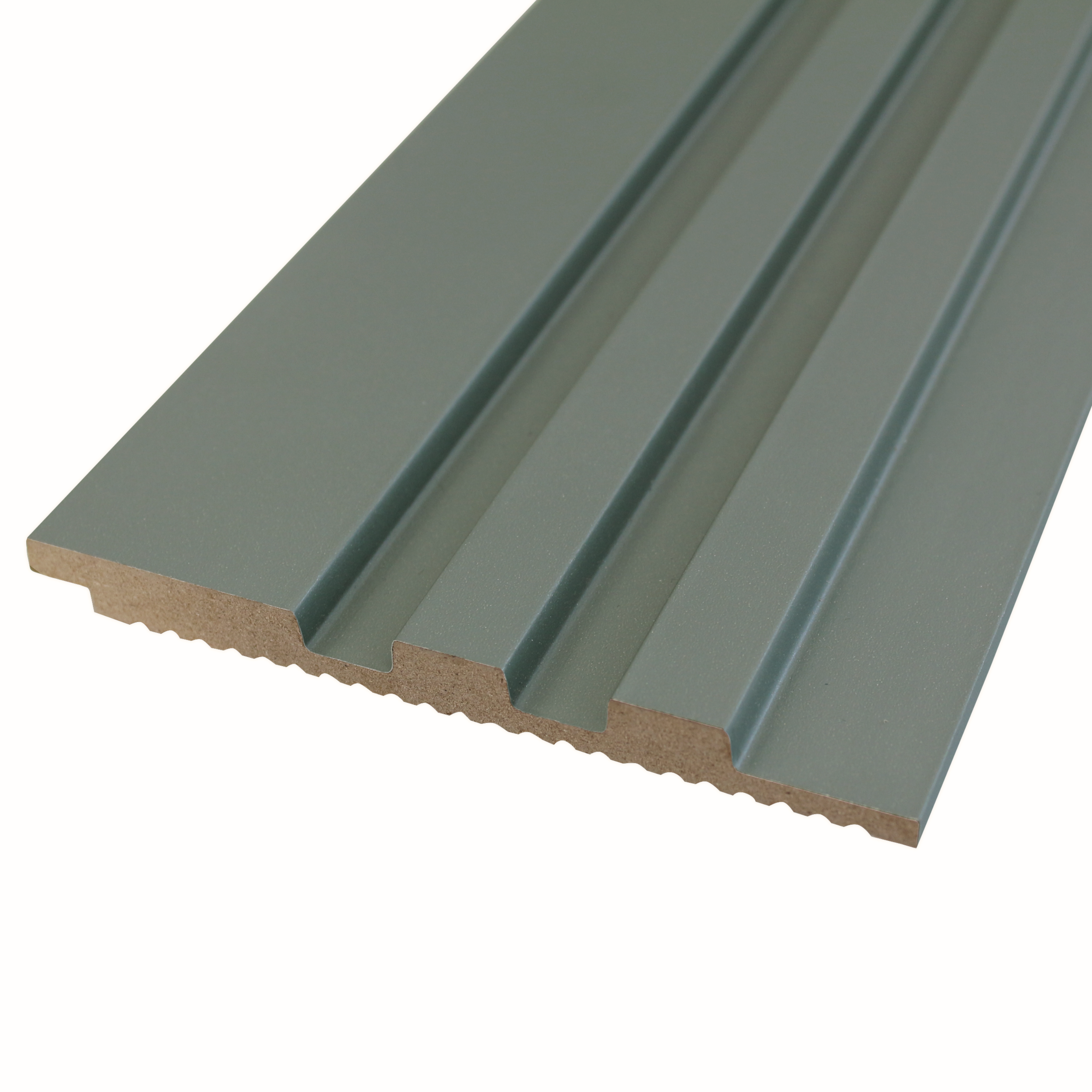 Revestimiento de pared de palillería efecto 3D MDF Helsinki Artens Verde 260x13cm - 4