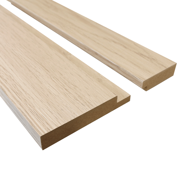 2 profils de finition MDF pour panneau tasseau chêne naturel Viggo ARTENS