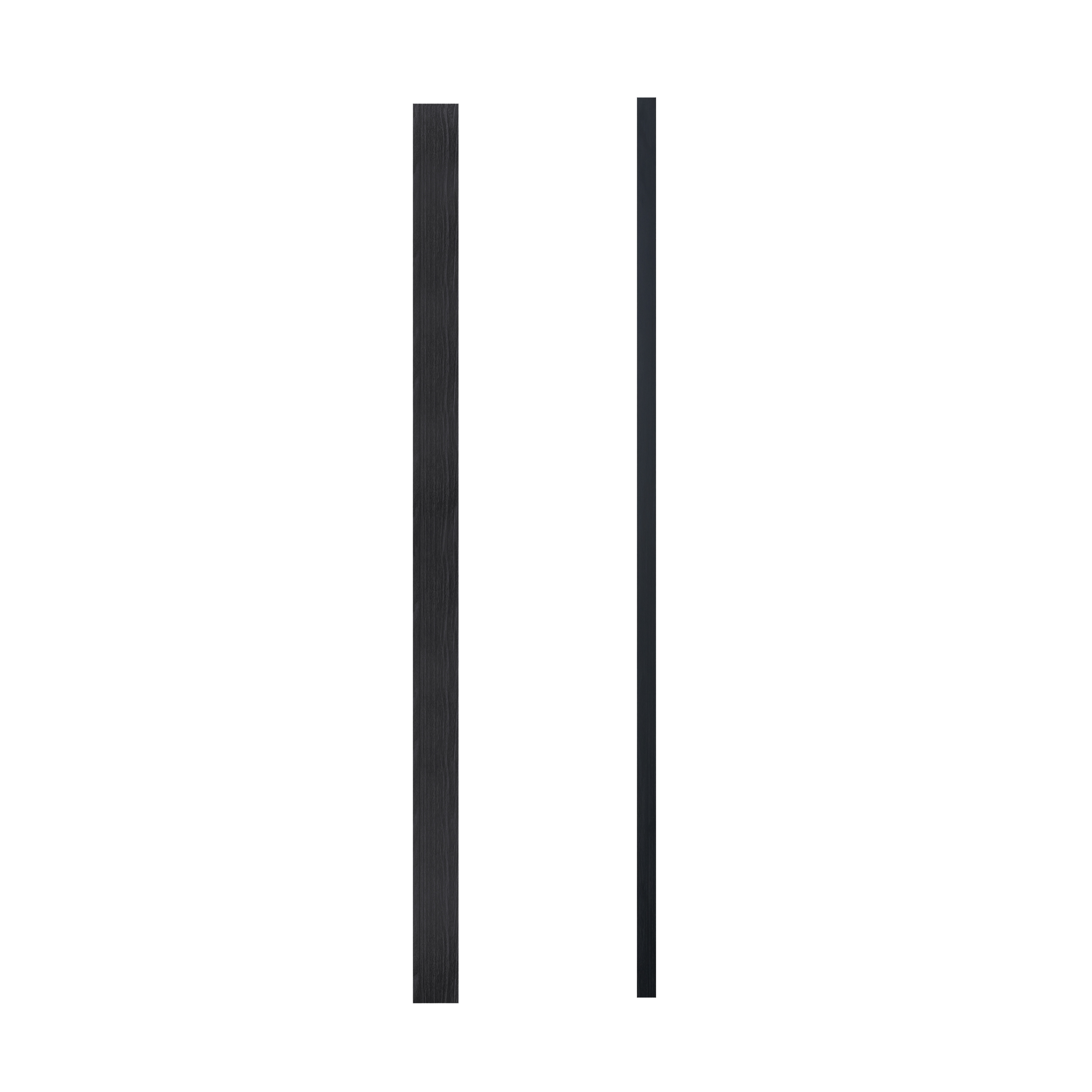 2 profils de finition MDF pour panneau tasseau noir Viggo ARTENS - 2