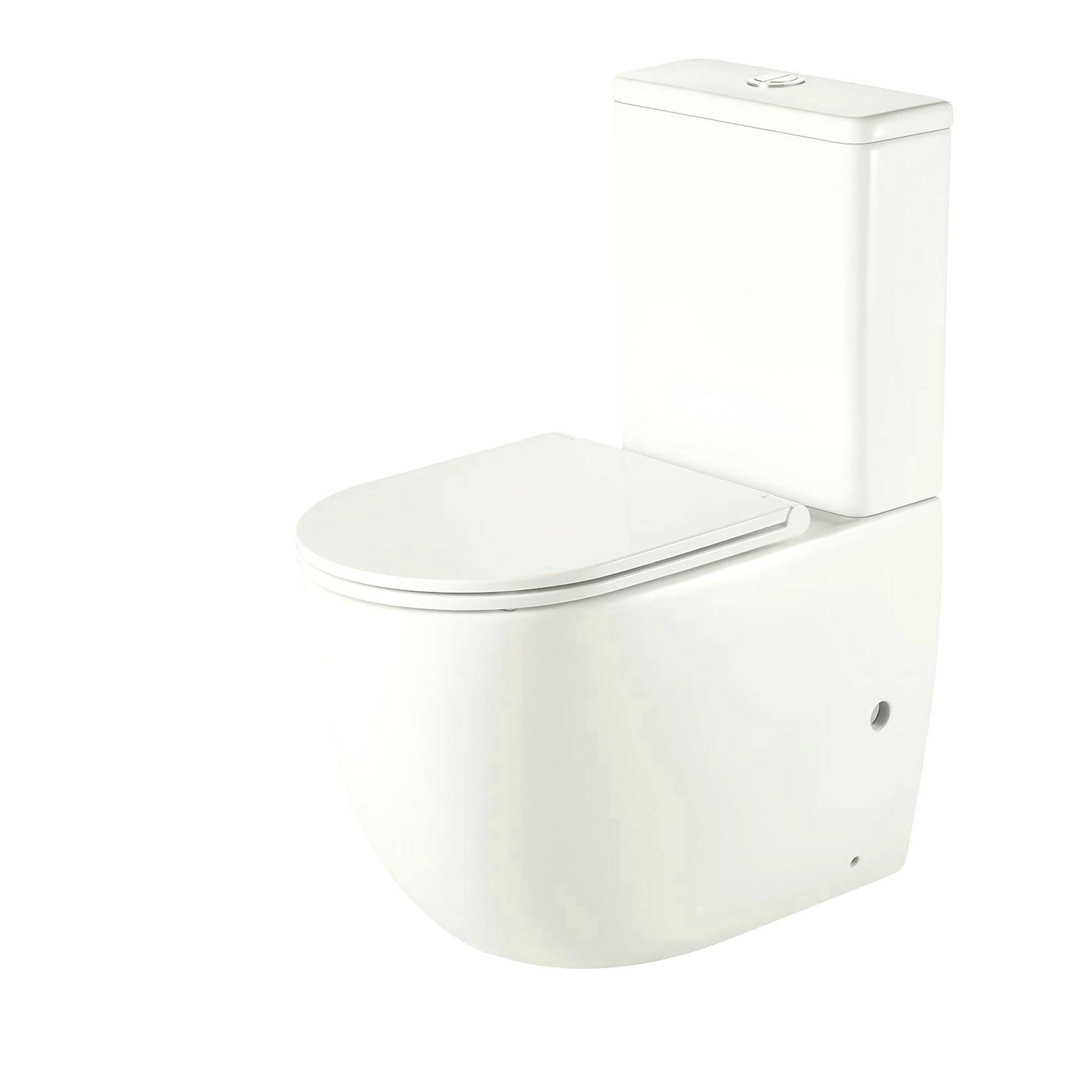 Pack wc bora con tapa amortiguada en color blanco