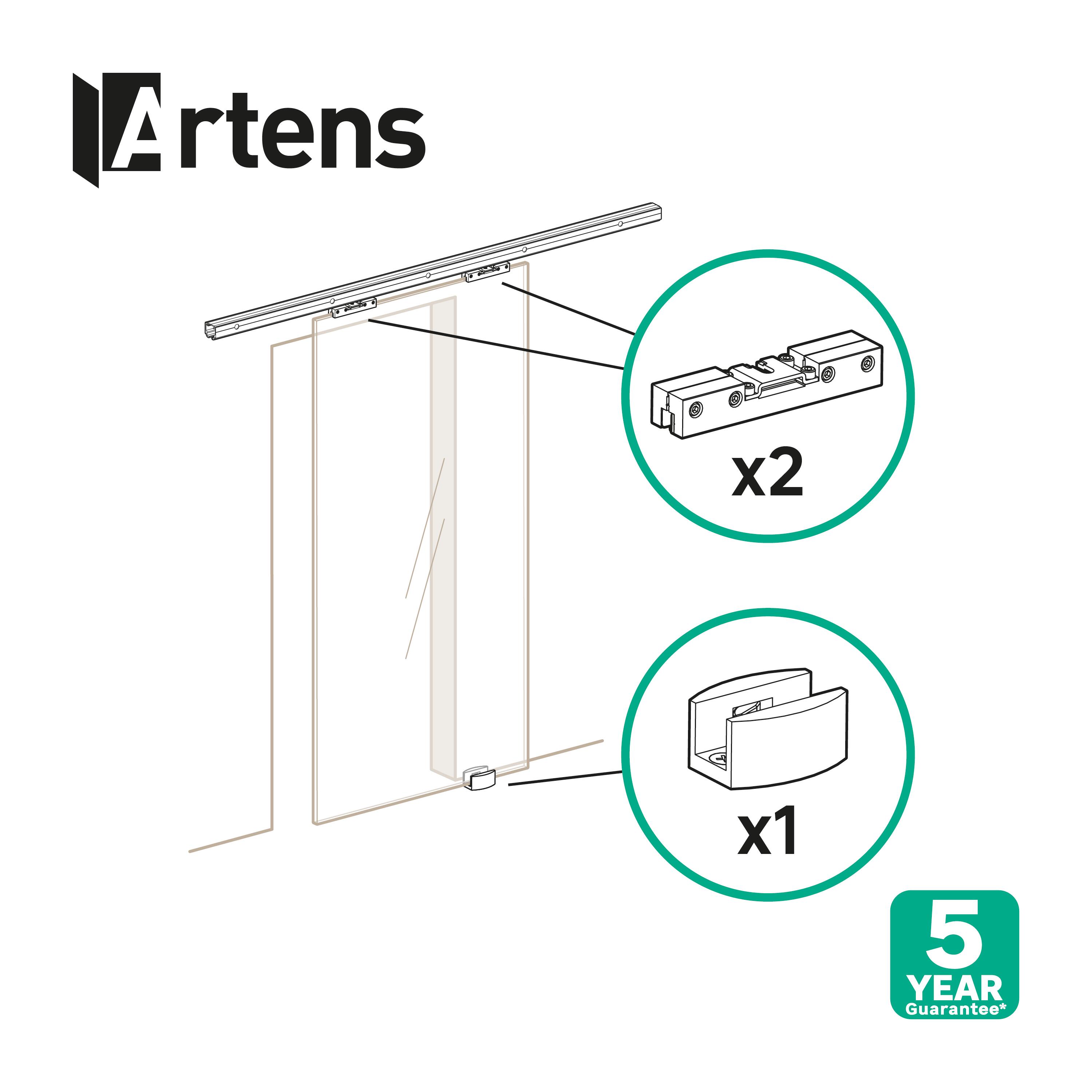 Zaciski do drzwi przesuwnych 2 sztuki Artens - 5