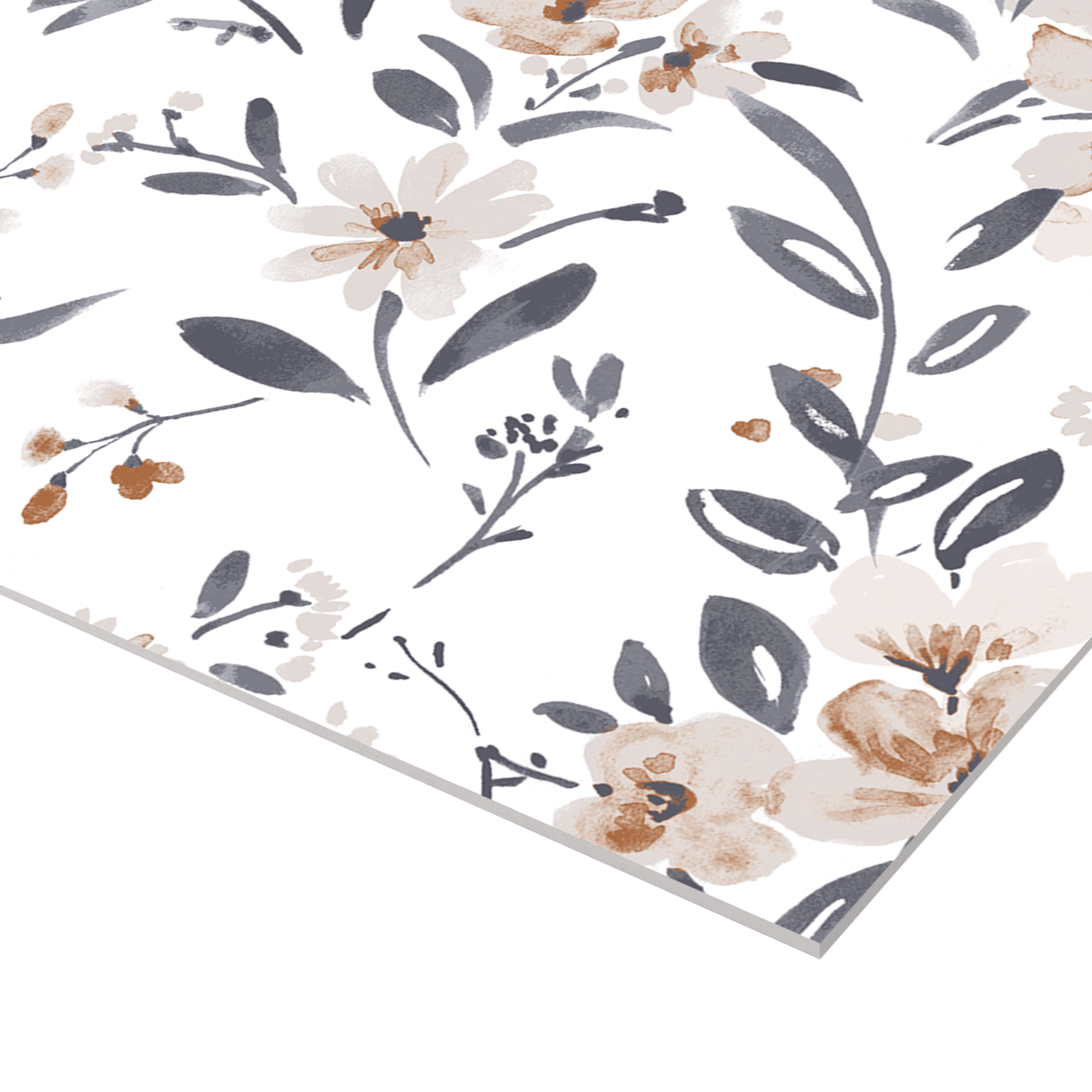 Carrelage mur intérieur effet floral blanc Arctic l.30 x L.90 cm ARTENS - 7