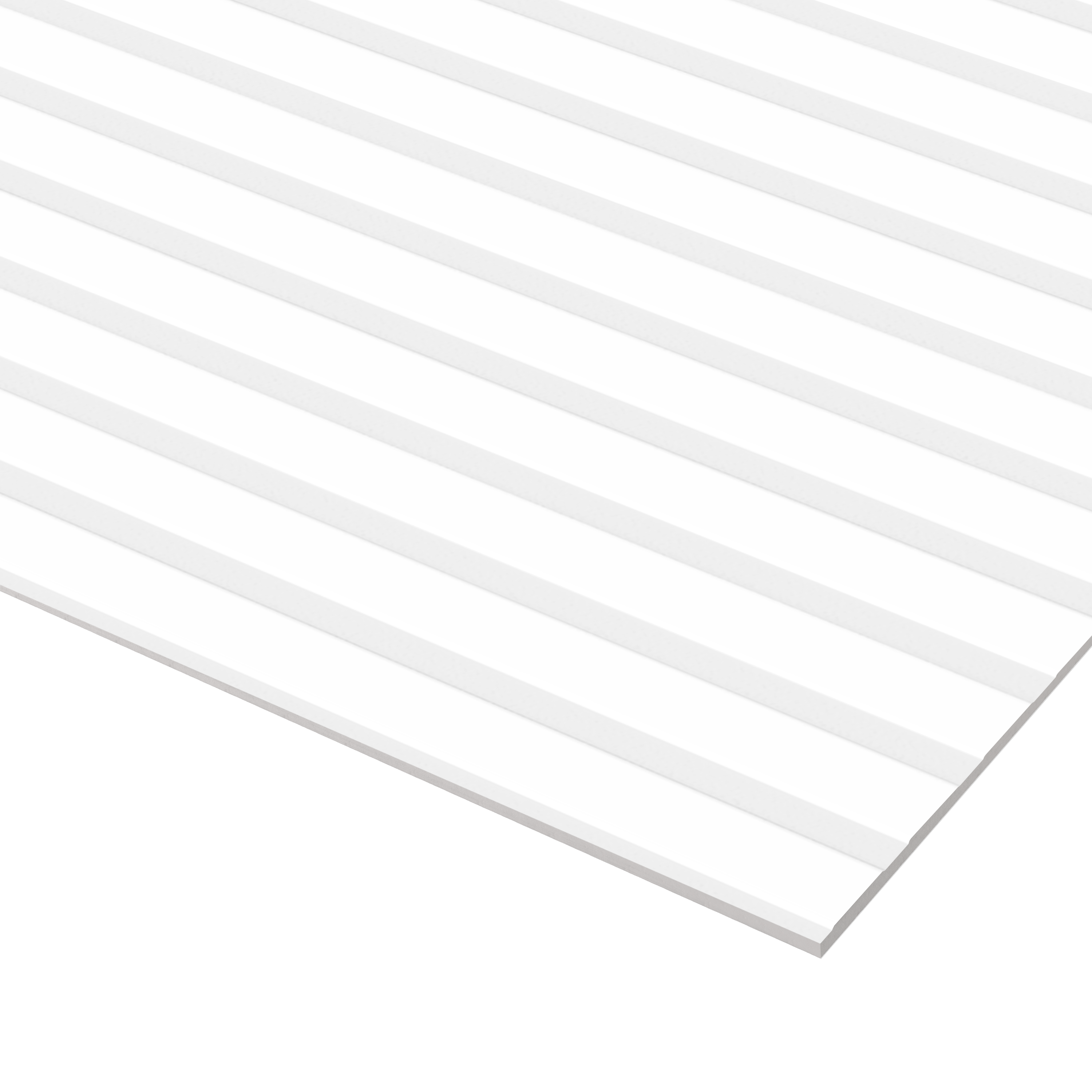 Carrelage mur intérieur effet relief strié blanc Arctic  l.30 x L.90 cm ARTENS - 8