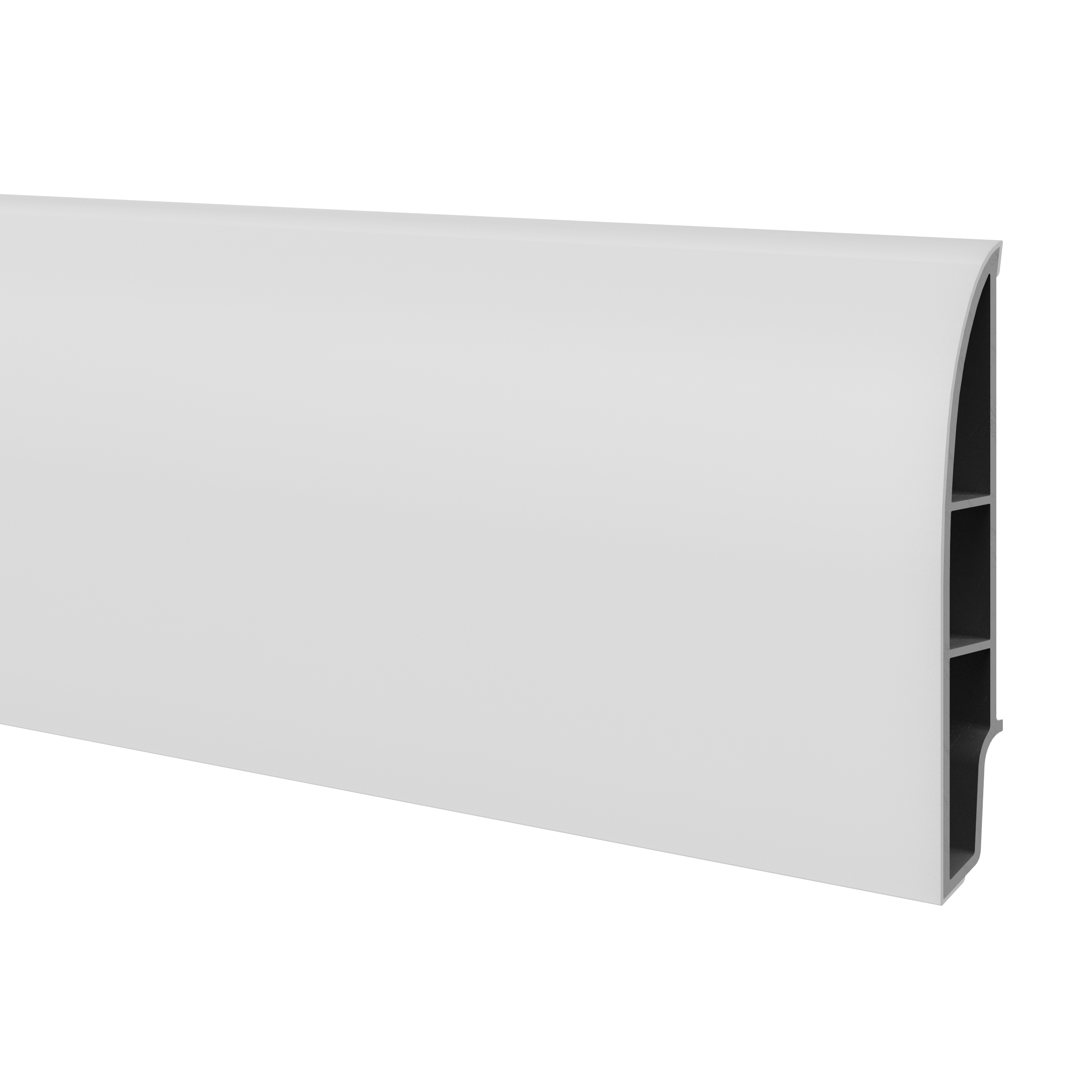 Listwa przypodłogowa PCV Sempla 8 cm biała 708