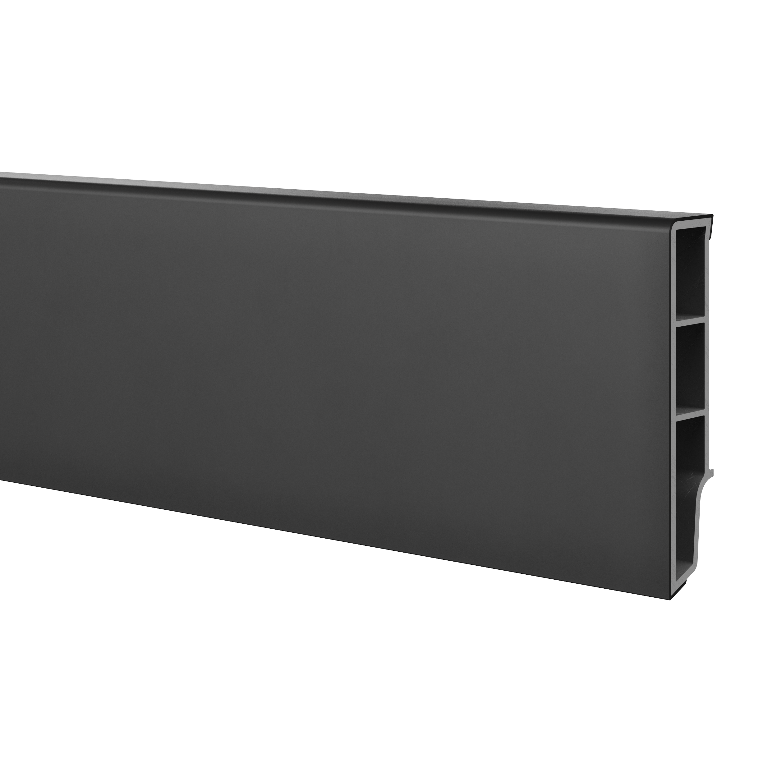 Listwa przypodłogowa PCV Sempla 6.5 cm czarna 706