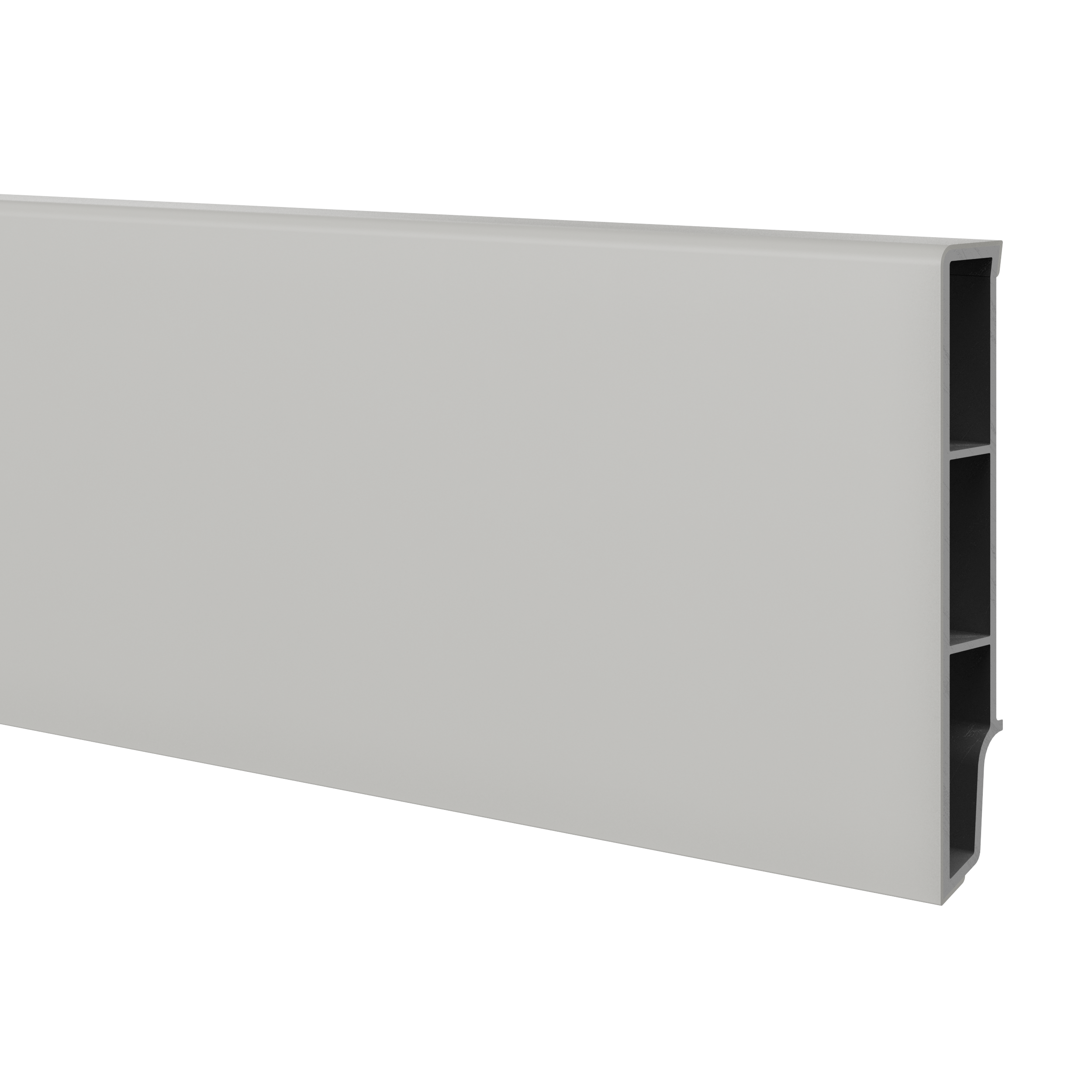 Listwa przypodłogowa PCV Sempla 8 cm jasnoszara 704