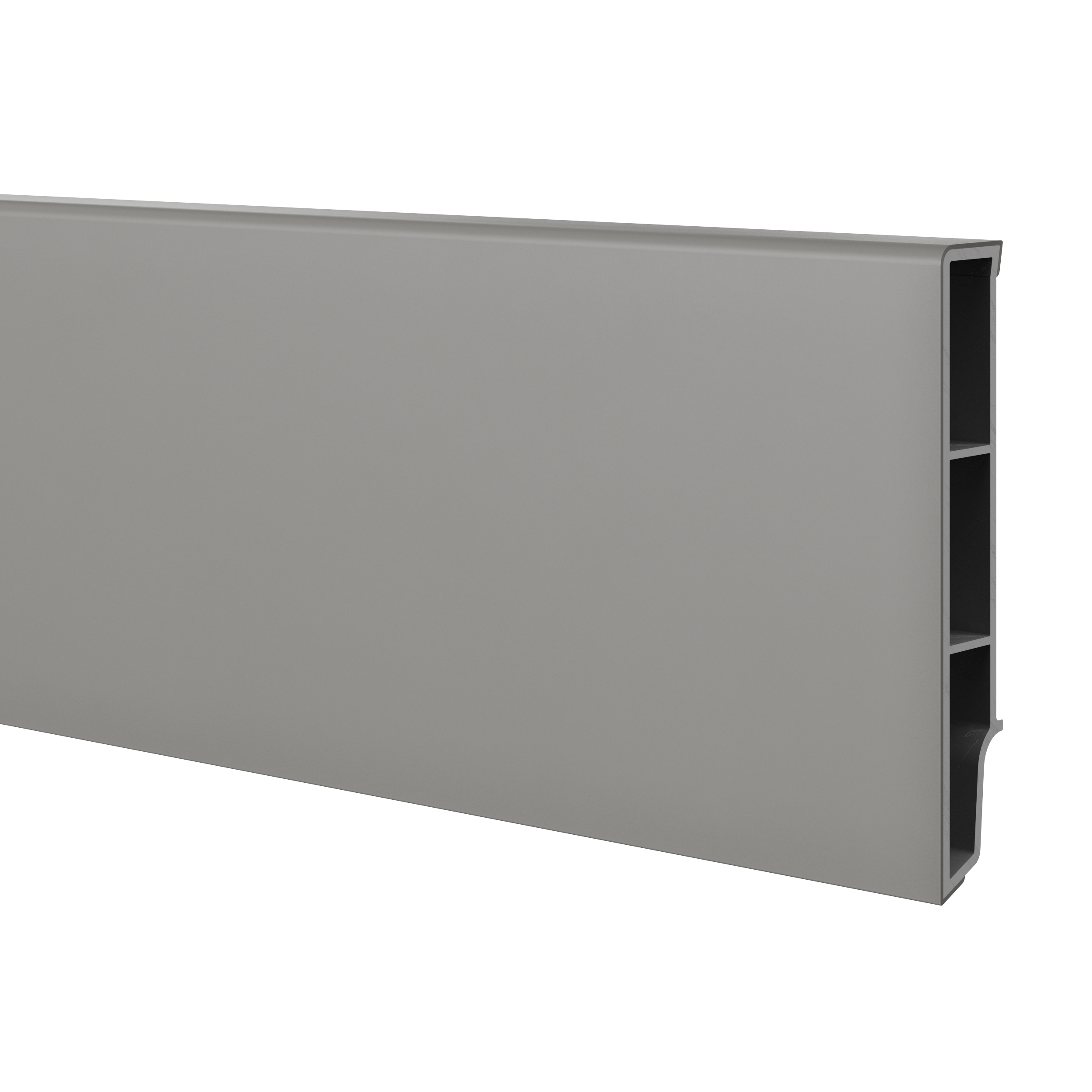Listwa przypodłogowa PCV Sempla 8 cm ciemnoszara 703