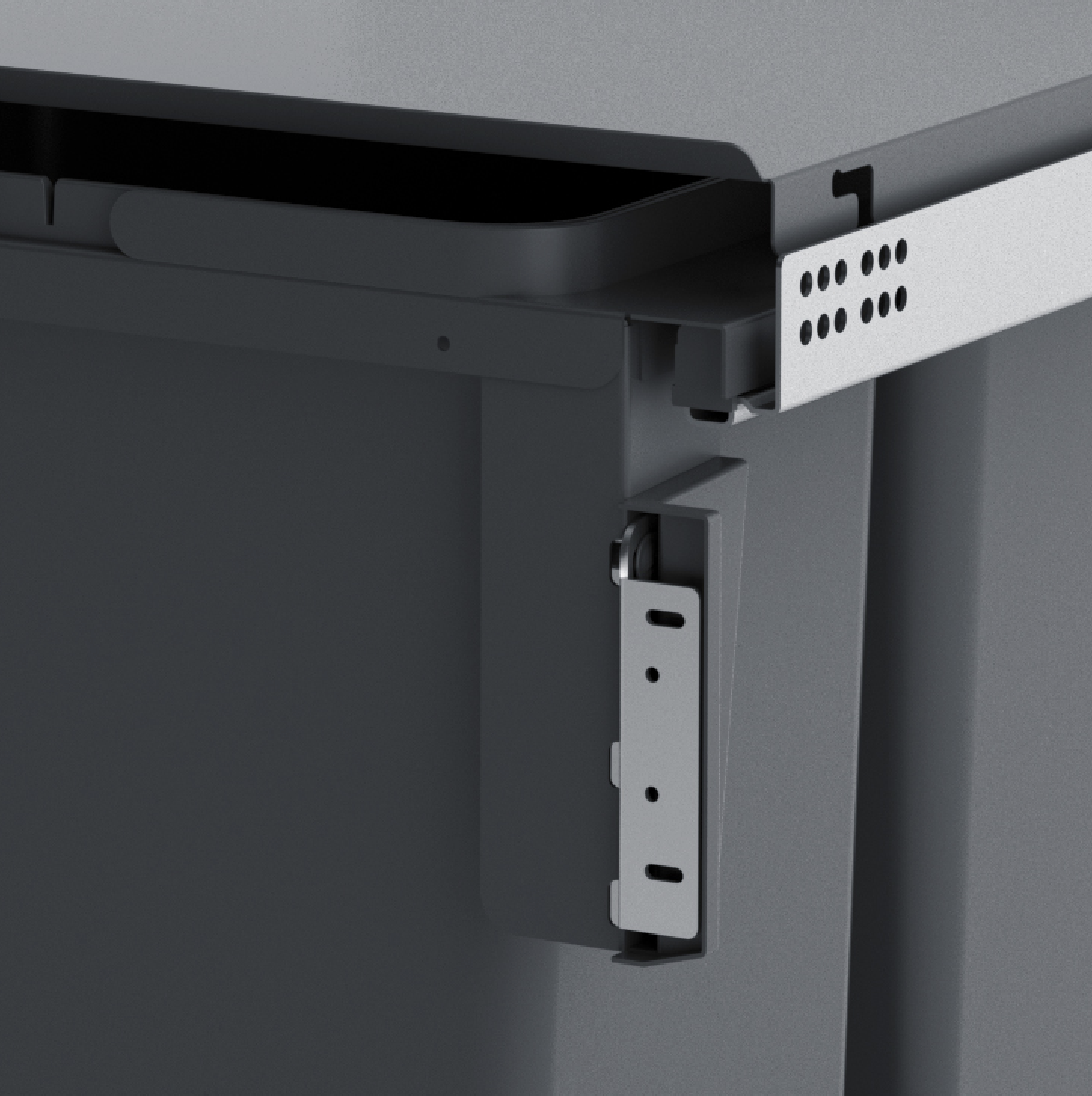 Kit extraível Delinia ID balde lixo 2x35L 60cm - 5