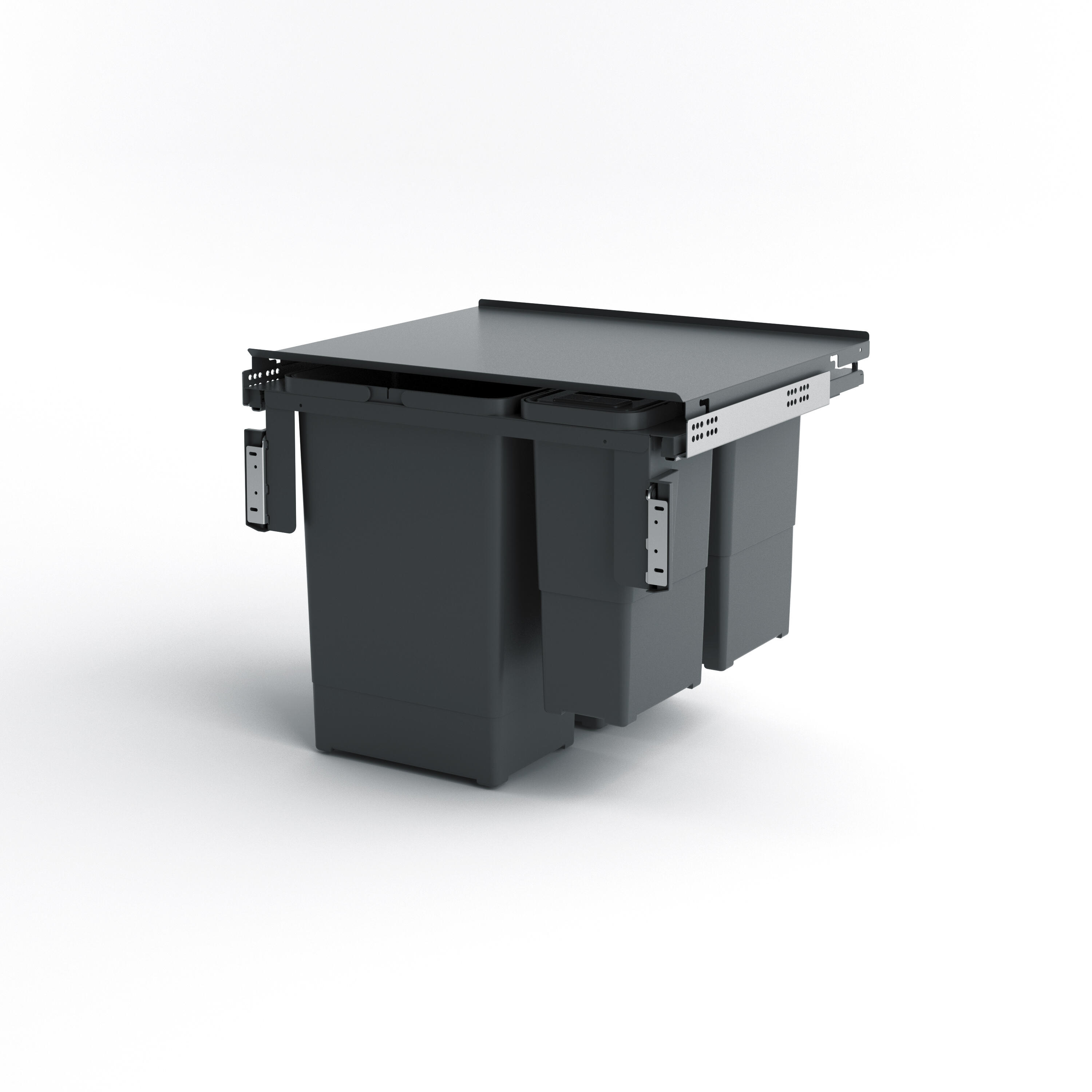 Kit extraível Delinia ID balde lixo 2x24L e 2x8L - 3