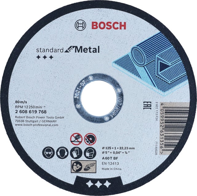 Tarcza do cięcia metalu 125x1x22,23mm - 1szt.