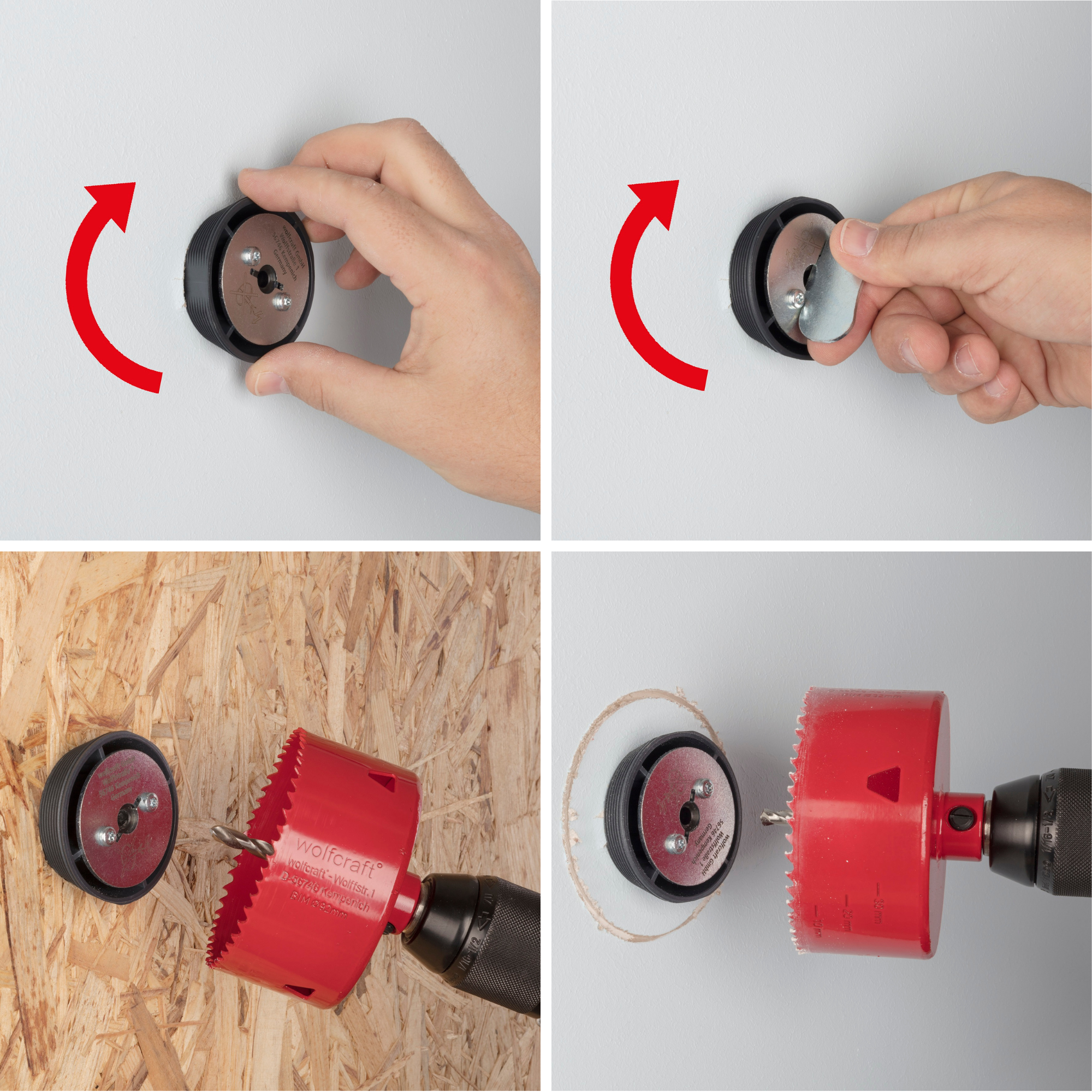 Guide de perçage multimatière WOLFCRAFT - 2