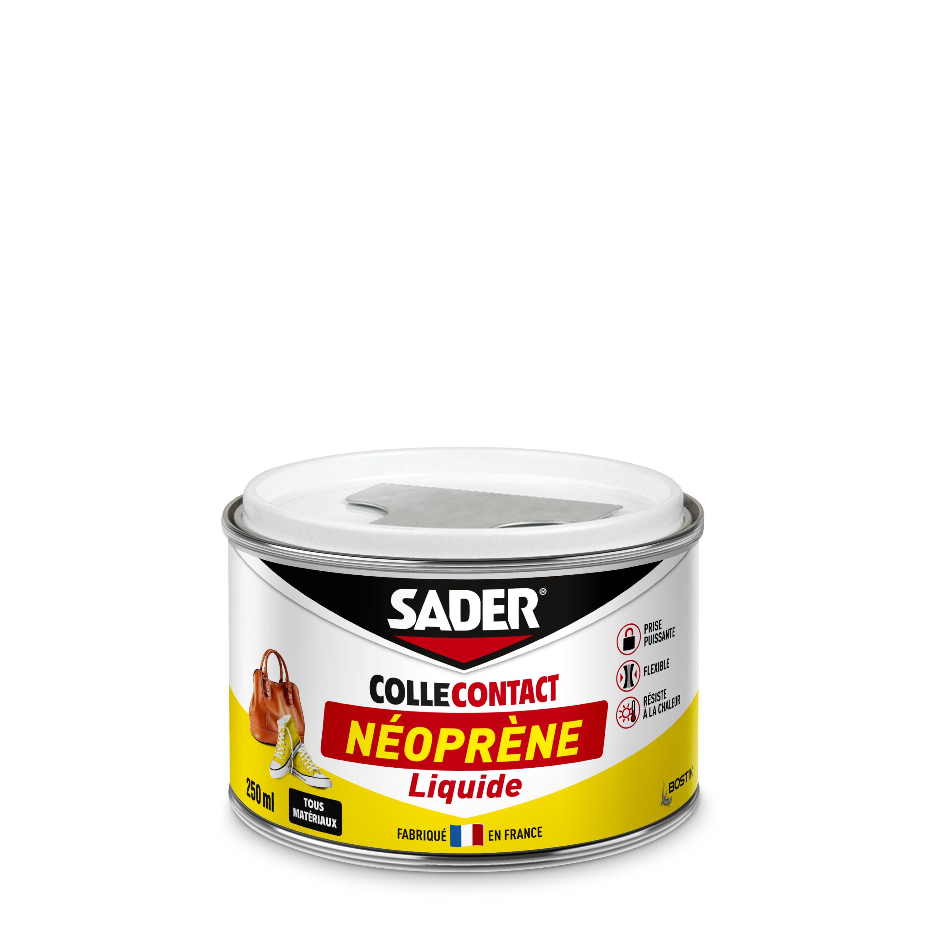 Colle d'assemblage liquide néoprène SADER Liquide multi-usages beige, 250ml