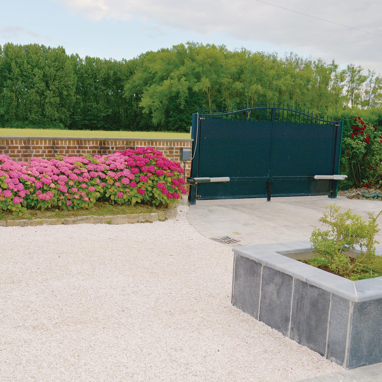 Gravier marbre blanc-rosé 8/16mm, 35 kg - 5