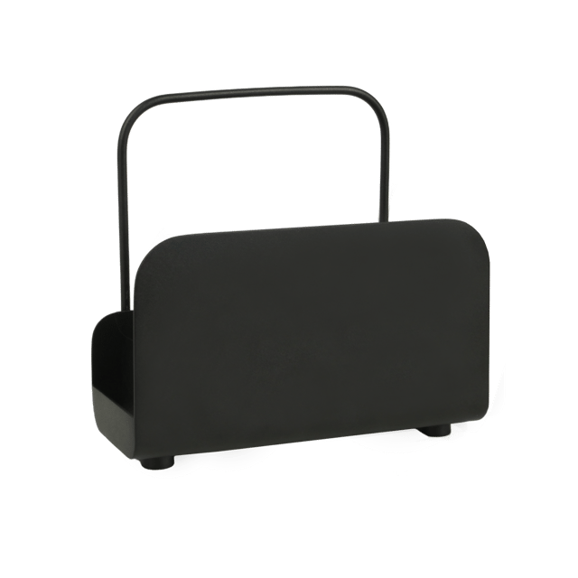 Porte-éponge DELINIA noir l.18.7xP.8.3xH.18cm