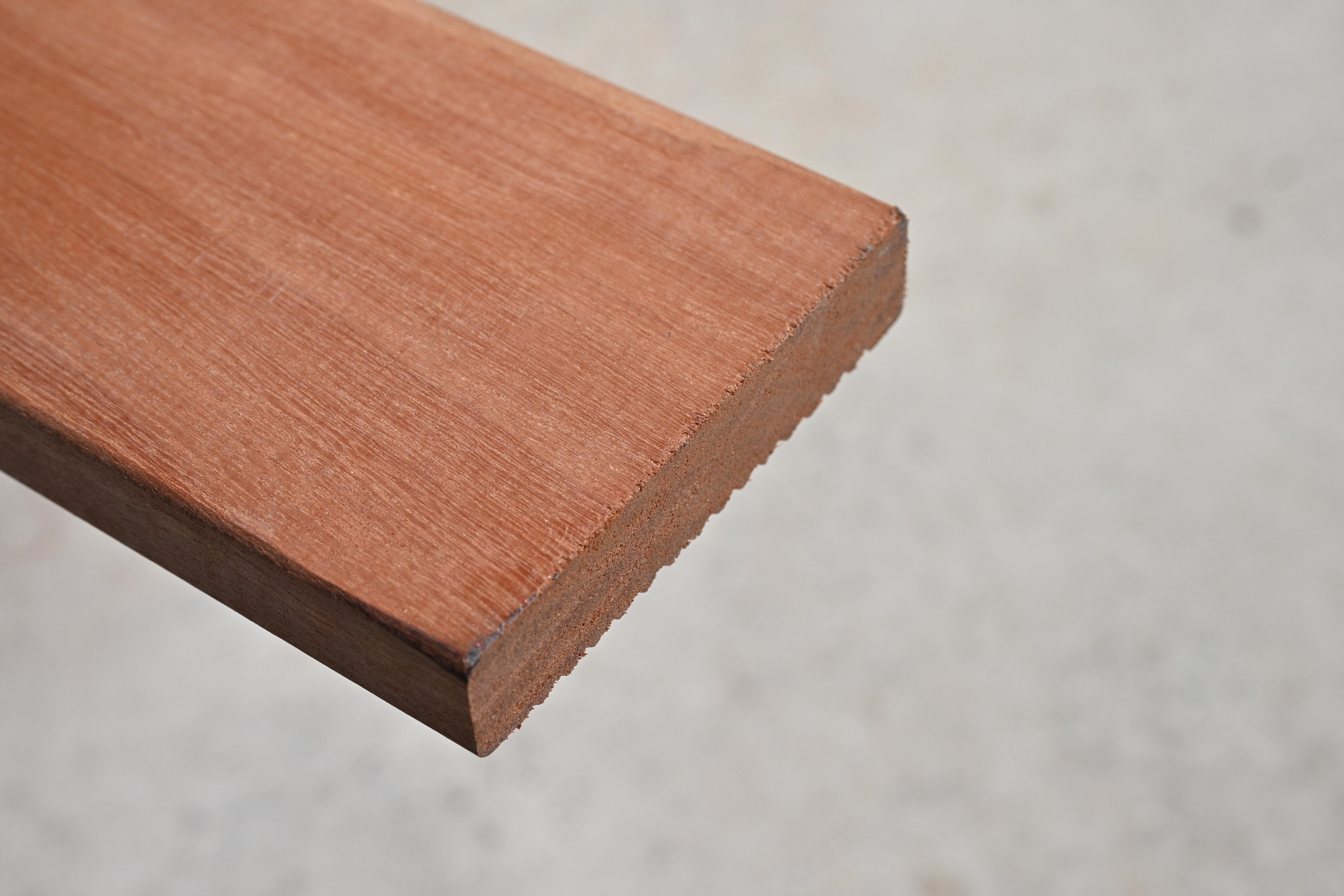 Listone da avvitare in legno WILD RED legno rosso L 120 x L 9 cm x Sp. 19 mm - 9