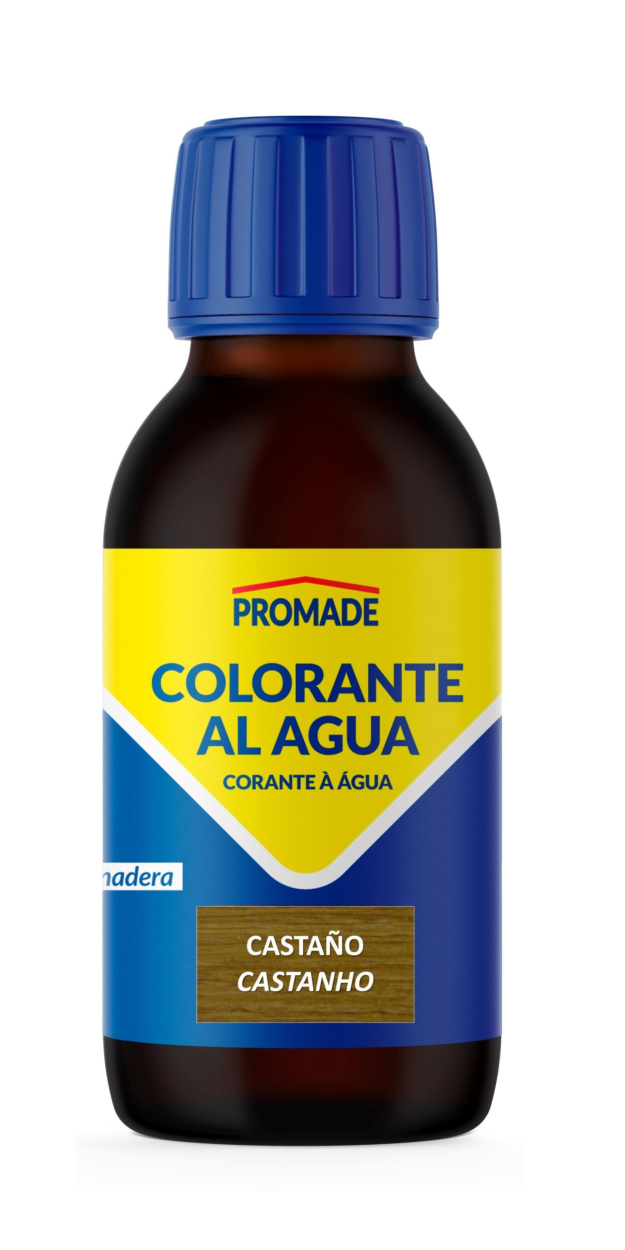 Colorante de madera interior PROMADE en color castaño, acabado mate para mobiliario líquido de 125 ml. Base agua. - 2