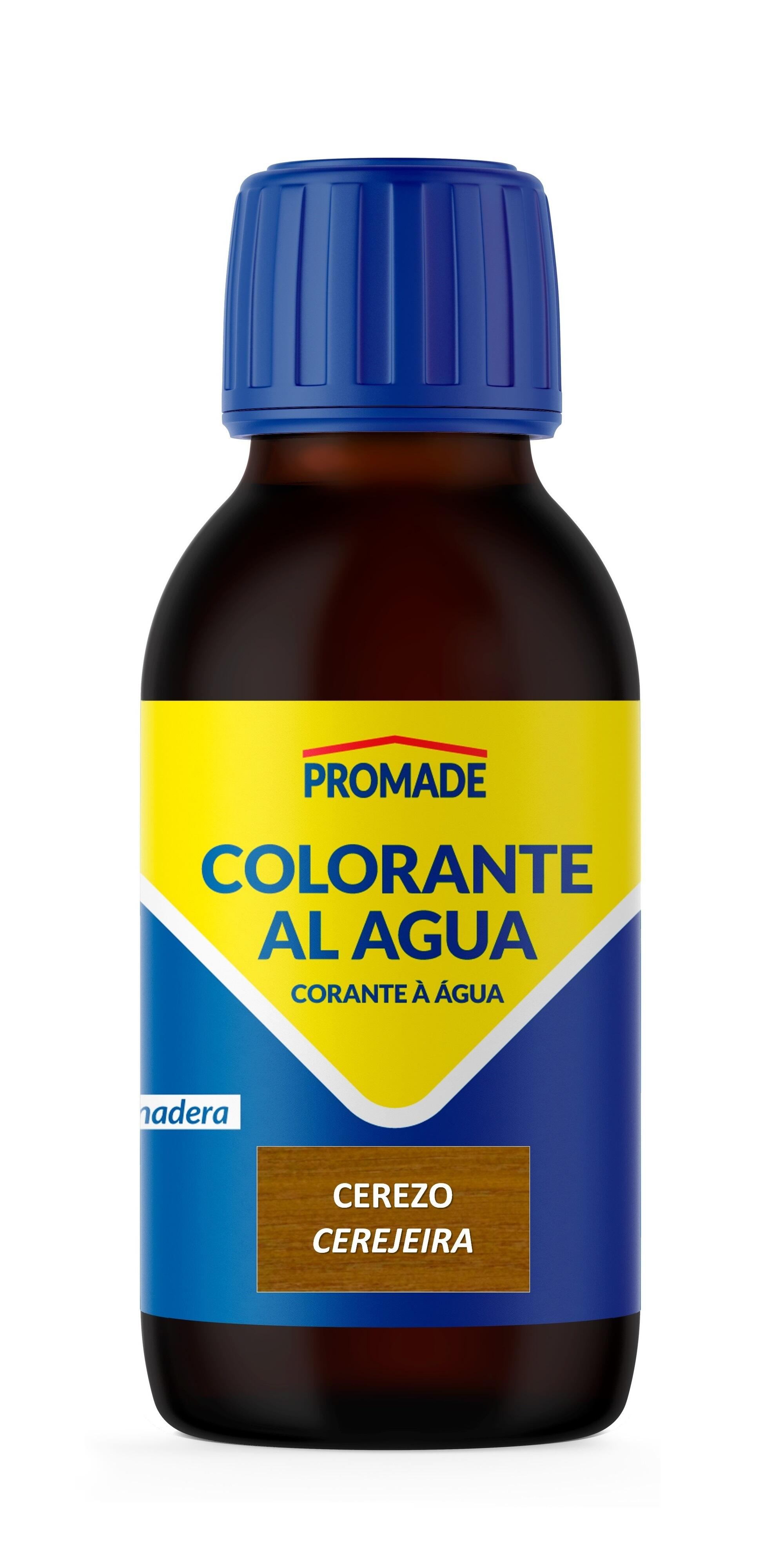 Colorante de madera interior PROMADE en color cerezo, acabado mate para mobiliario líquido de 125 ml. Base agua. - 2