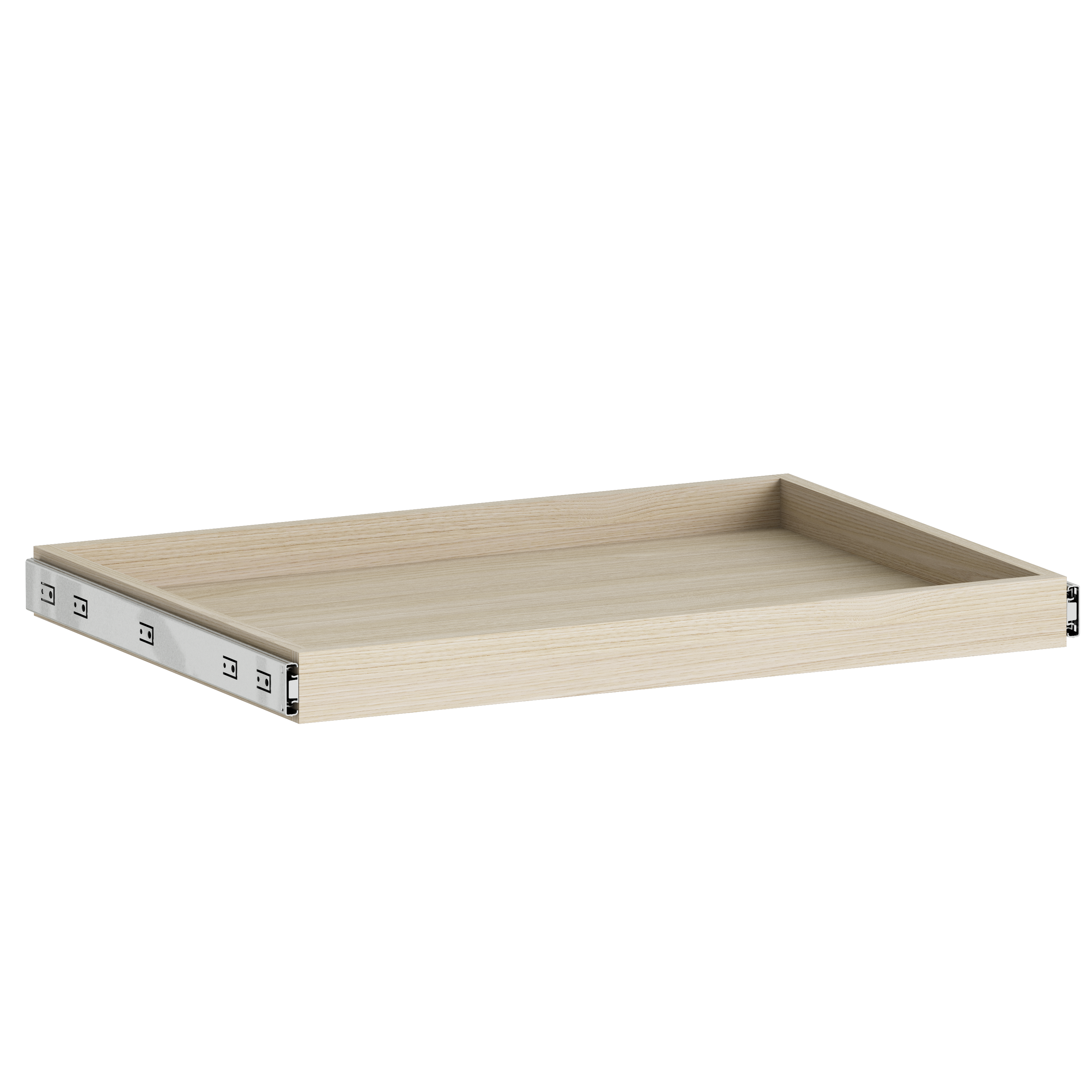 Etagère coulissante SPACEO Evo'M effet chêne pour caisson L.80 x P.54 cm - 3