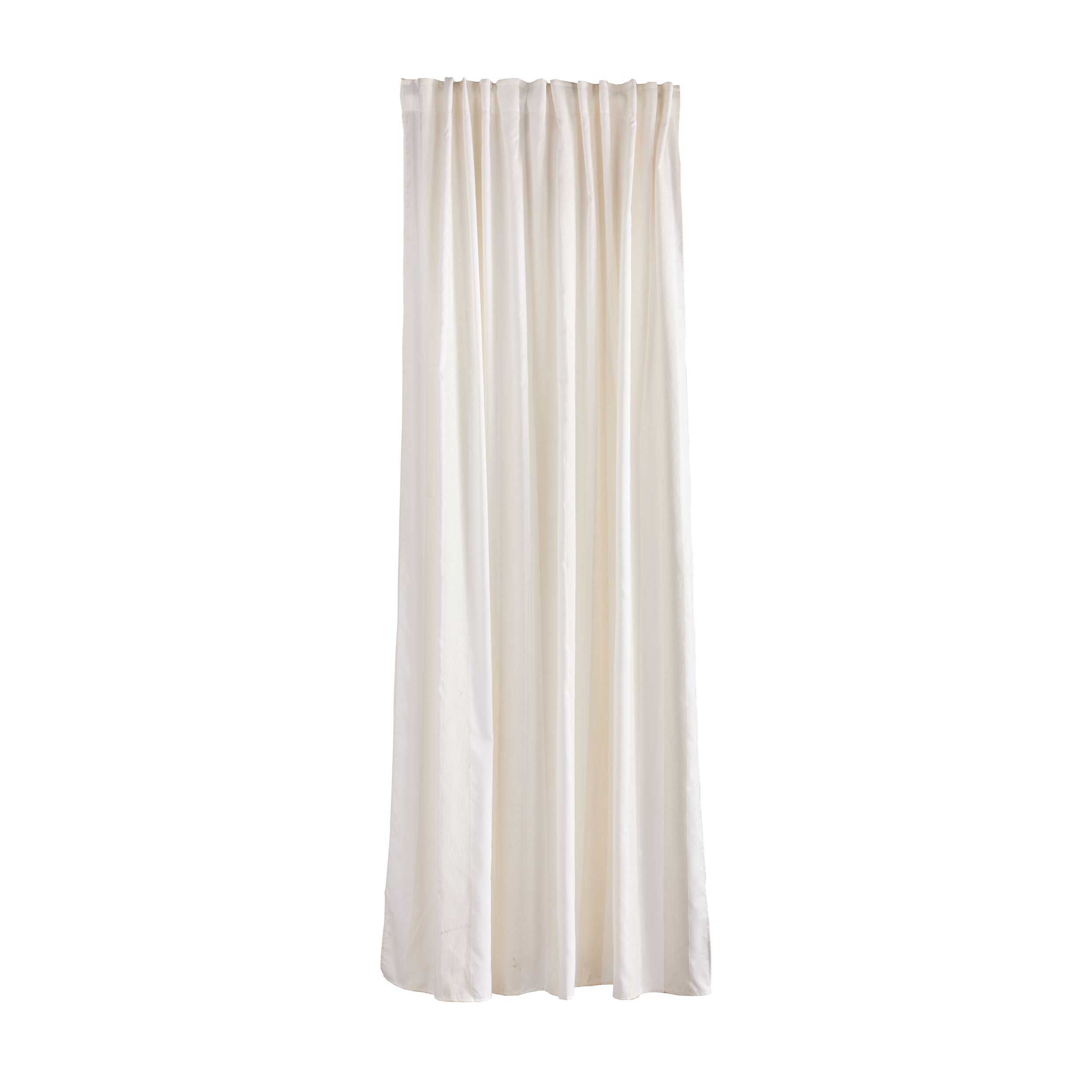 Zasłona Velvet Pasy kremowa 200 x 280 cm na taśmie