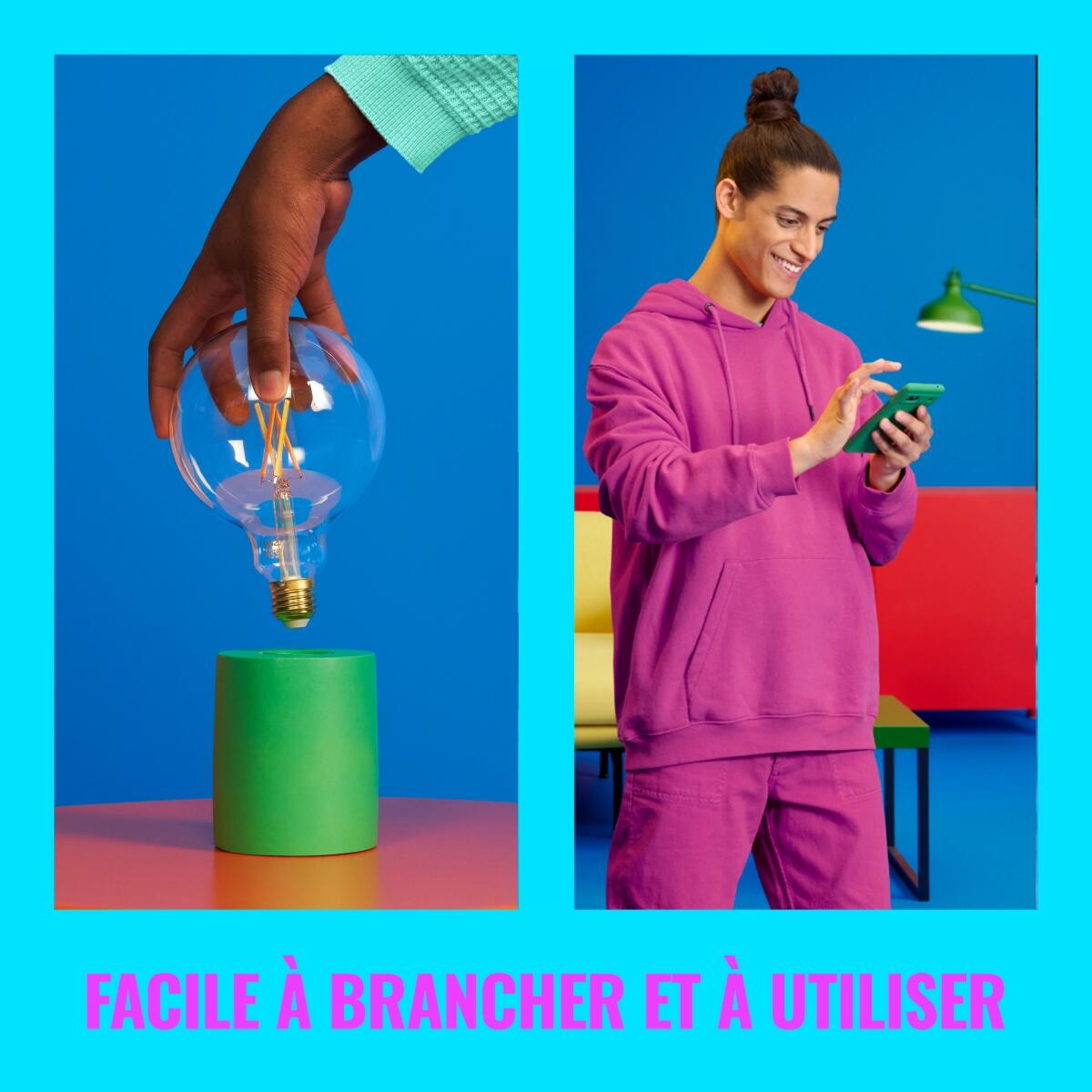 Lâmpada led smart WFB ST64 E27 920-50 luz amarelaB - 11