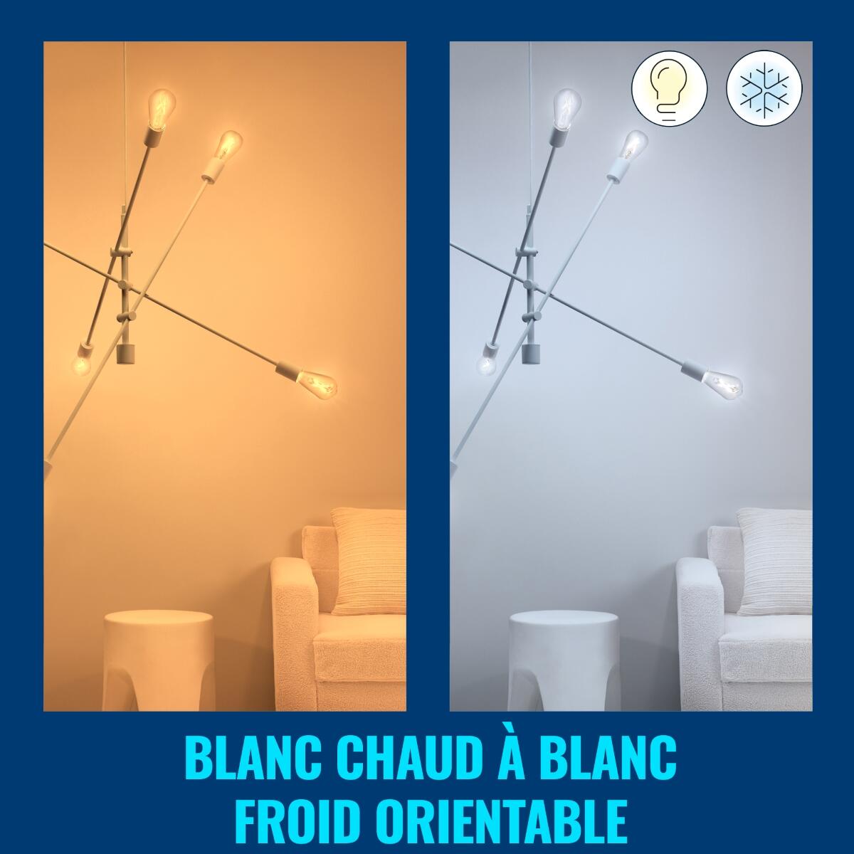 Lâmpada led smart WFB ST64 E27 920-50 luz amarelaB - 5