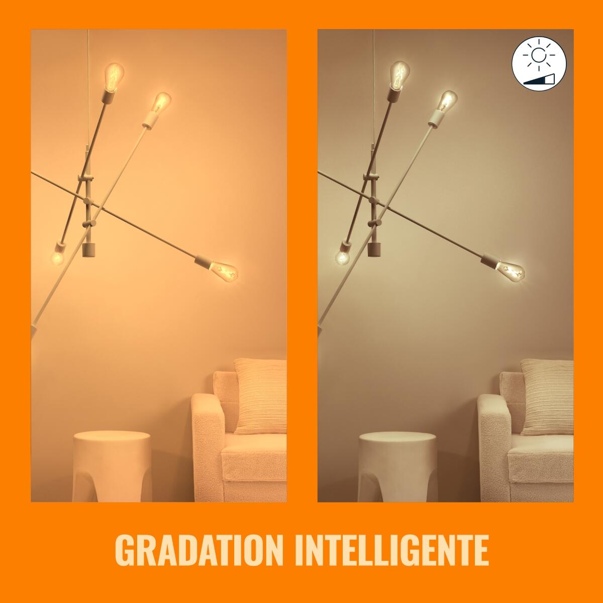 Lâmpada led smart WFB ST64 E27 920-50 luz amarelaB - 4