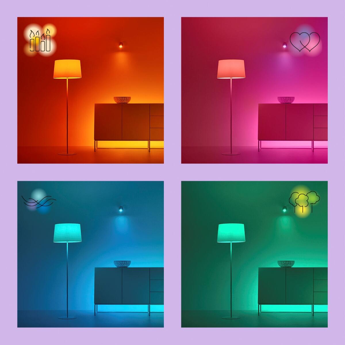 Ampoule led connectée GU10, 345Lm, couleur changeante, PHILIPS SMART LED - 7