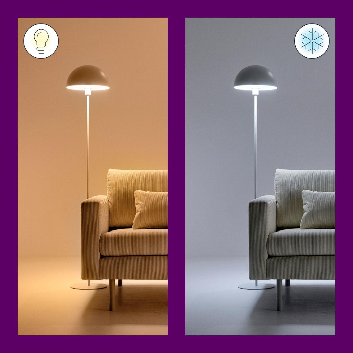 Ampoule led connectée E27, 806Lm = 60W, couleur changeante, PHILIPS SMART LED - 3
