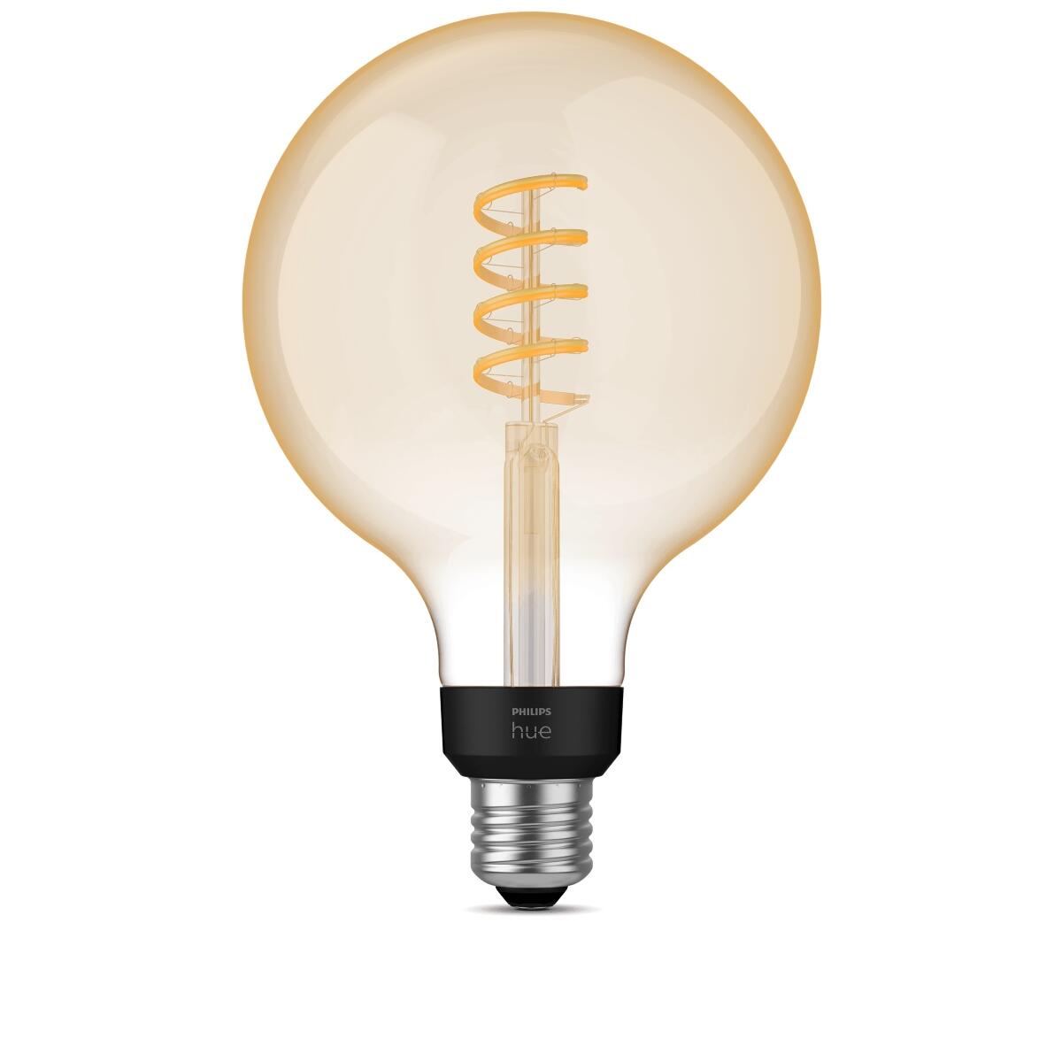 Ampoule led connectée globe 125mm E27, 40W, variation de blancs, PHILIPS HUE - 5