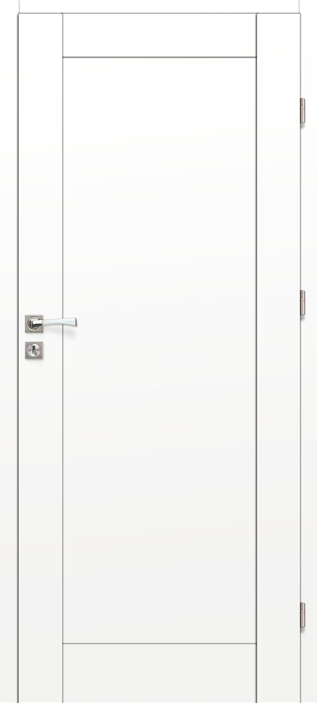 Drzwi wewnętrzne pełne Mondo 90 prawe białe