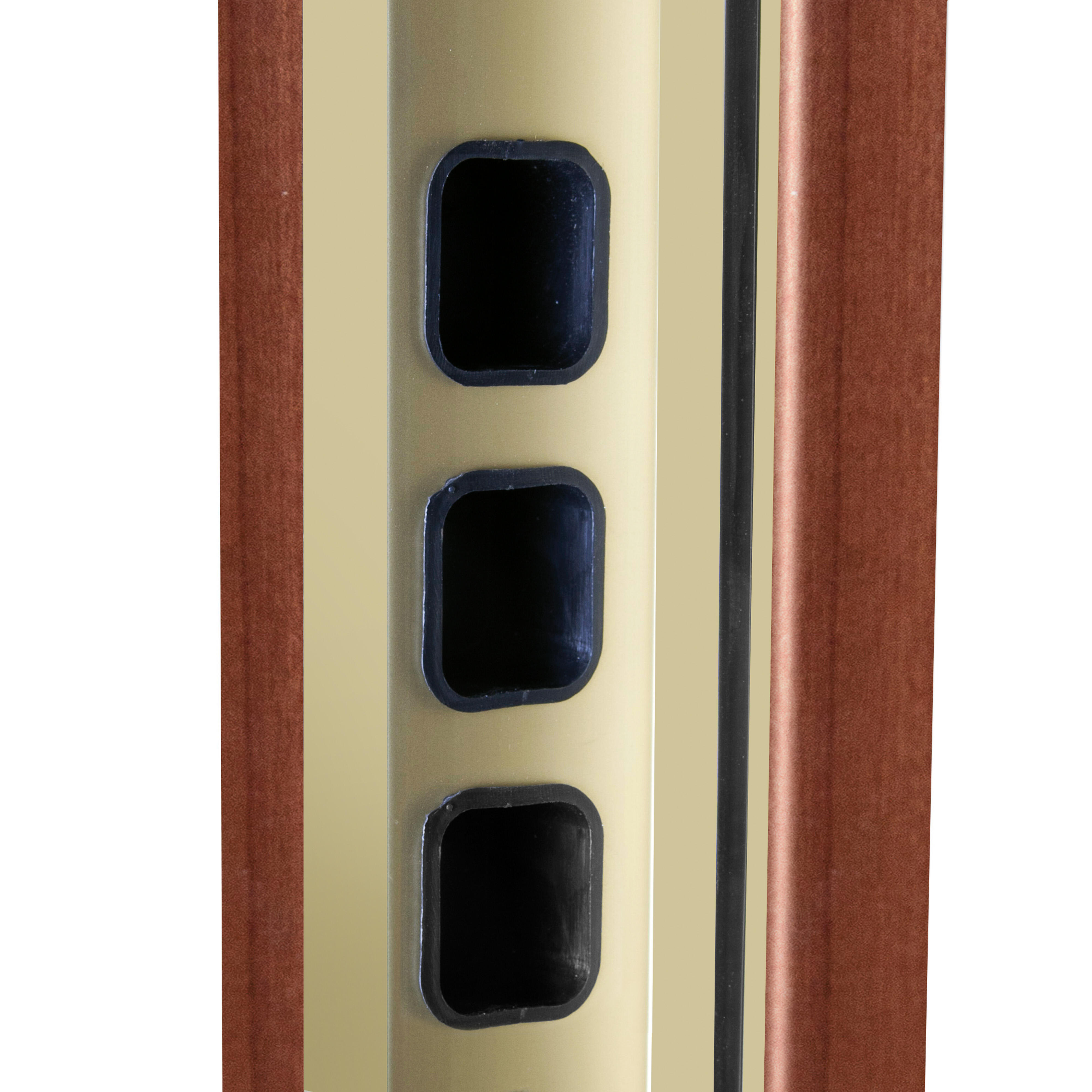 Puerta de entrada acorazada serie 400 liso sapelly / interior liso sapelly apertura izquierda 208x90.3cm - 16