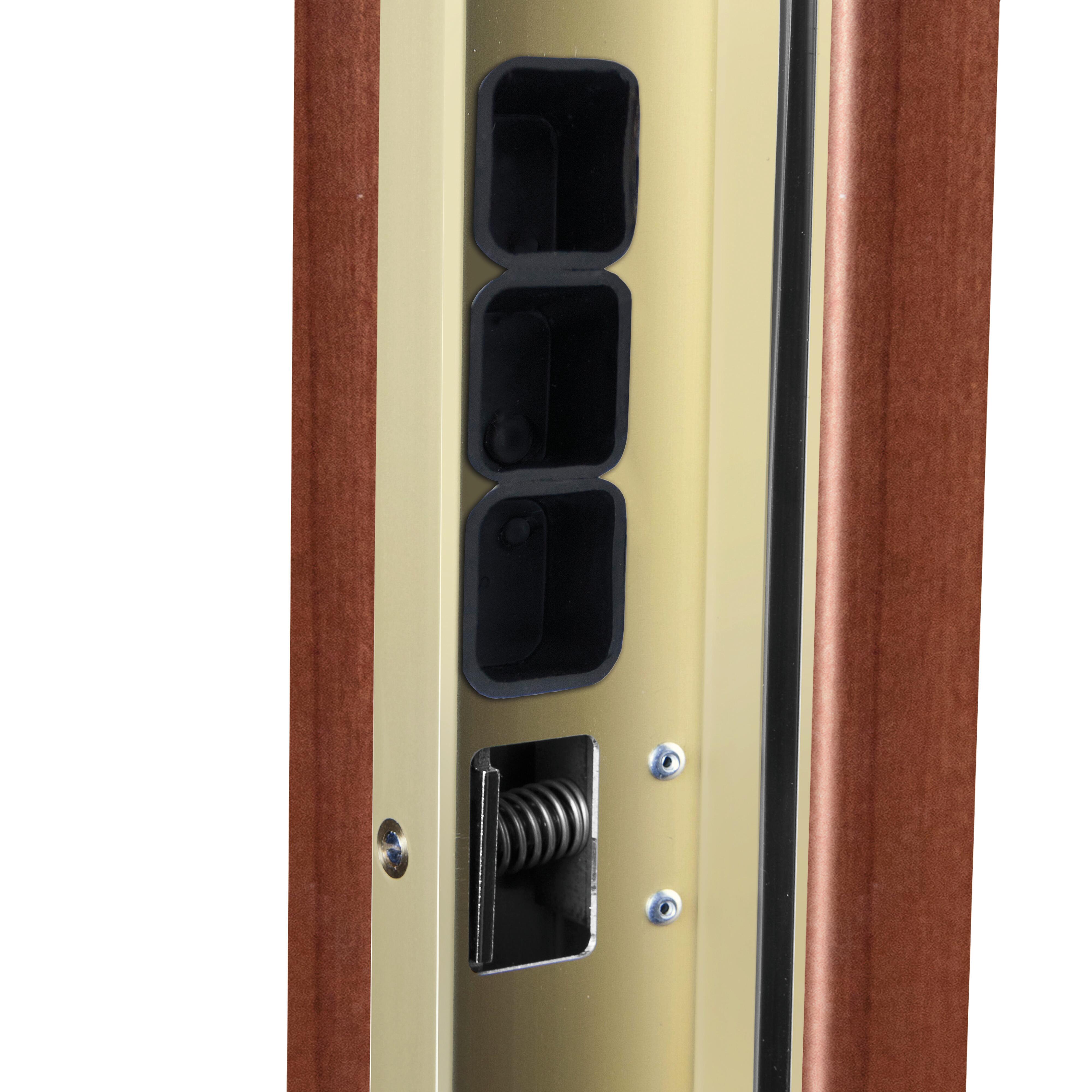 Puerta de entrada acorazada serie 400 liso sapelly / interior liso sapelly apertura izquierda 208x90.3cm - 11