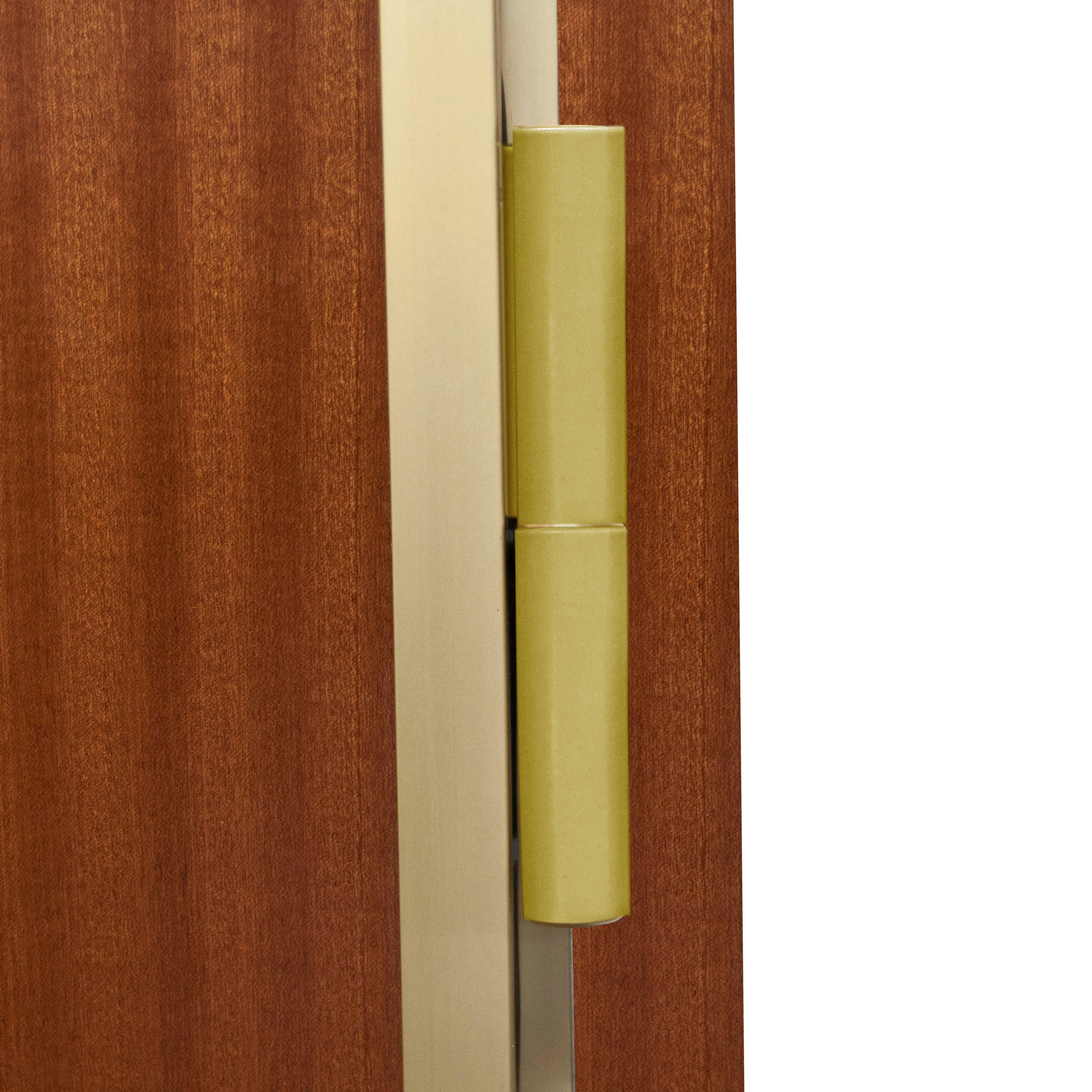 Puerta de entrada acorazada serie 400 liso sapelly / interior liso sapelly apertura izquierda 208x90.3cm - 9