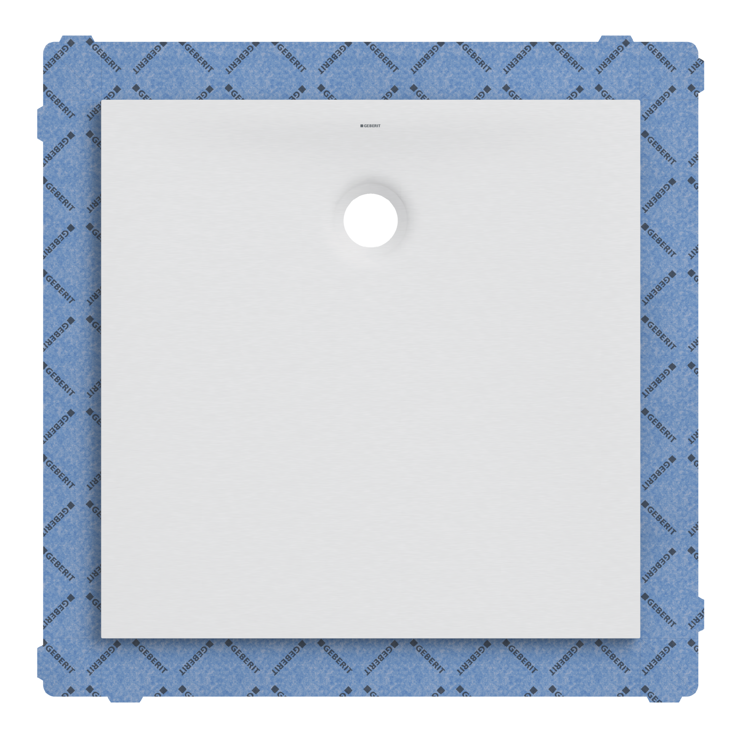 Brodzik do kabiny prysznicowej biały 100x100 Geberit Olona