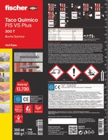 ANCLAJE QUIMICO VINILESTER FIS VS 300 T 300 ML FISCHER - 4