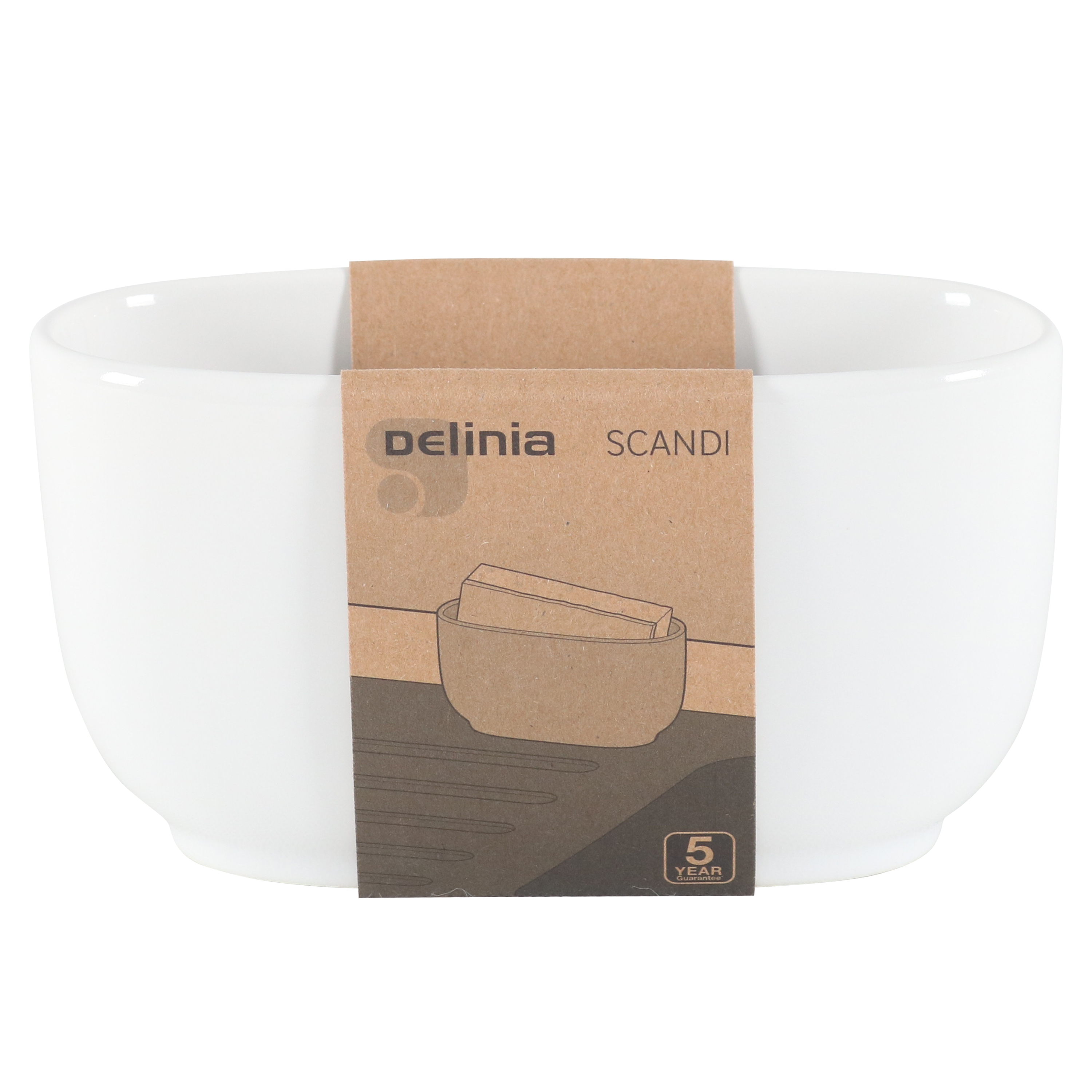 Escurridor cerámico Scandi blanco - 3
