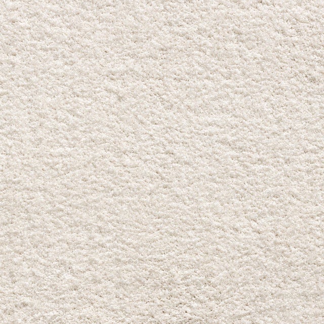 Moquette tufté uni blanc, rouleau l.4 m