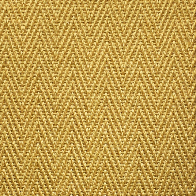 Sisal structuré beige, Chevron fin, rouleau l.4 m